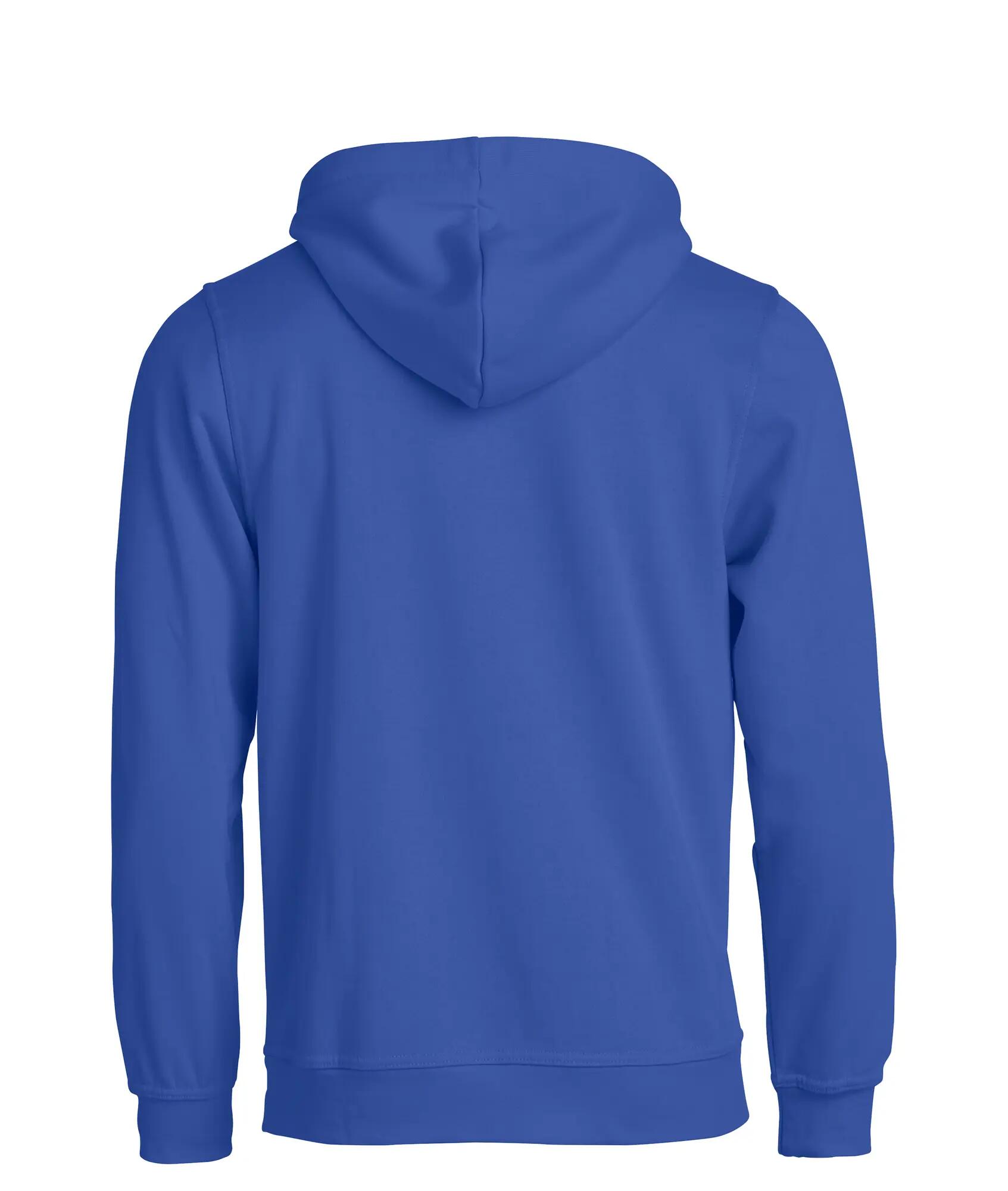 clique Basic Hoody unissexo em tecido estabilizado – blue 2/4