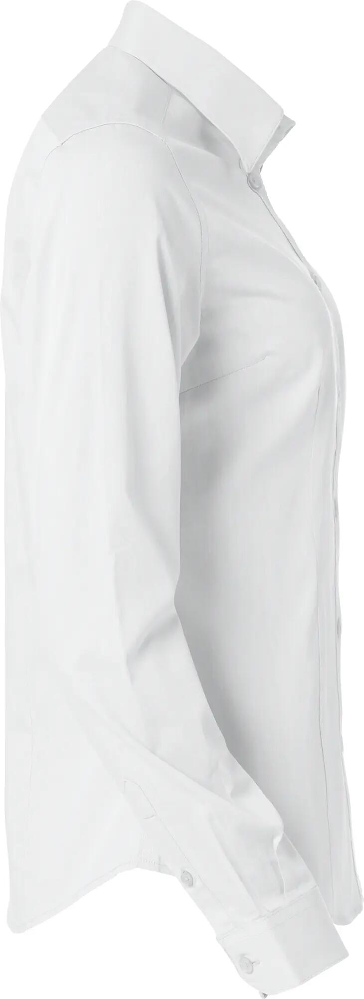clique Clare camisa de manga comprida 100% algodão branca – white 4/4