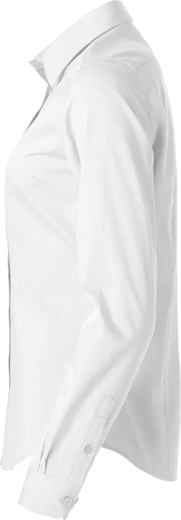 clique Clare camisa de manga comprida 100% algodão branca – white 3/4