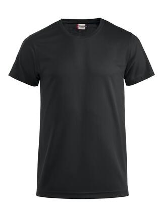 clique T-Shirt Ice-T aus atmungsaktivem Polyester – black