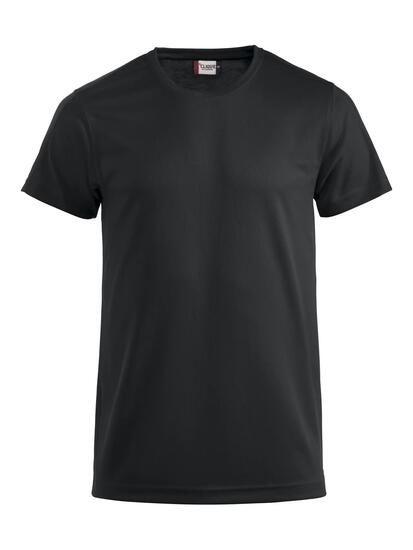 clique T-Shirt Ice-T aus atmungsaktivem Polyester – black