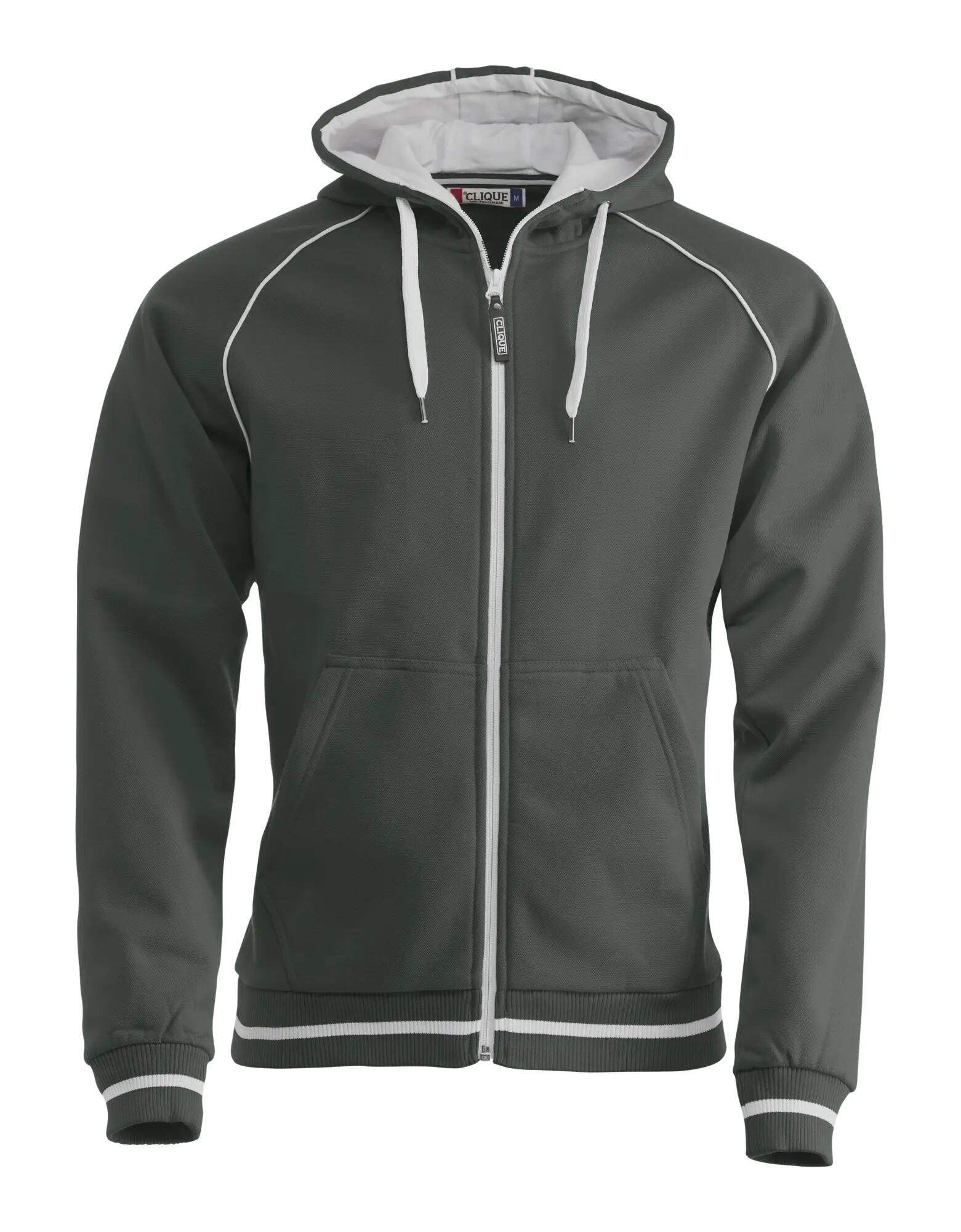 clique Gerry - Sweat com capuz unissexo, interior escovado – pistol 1/4