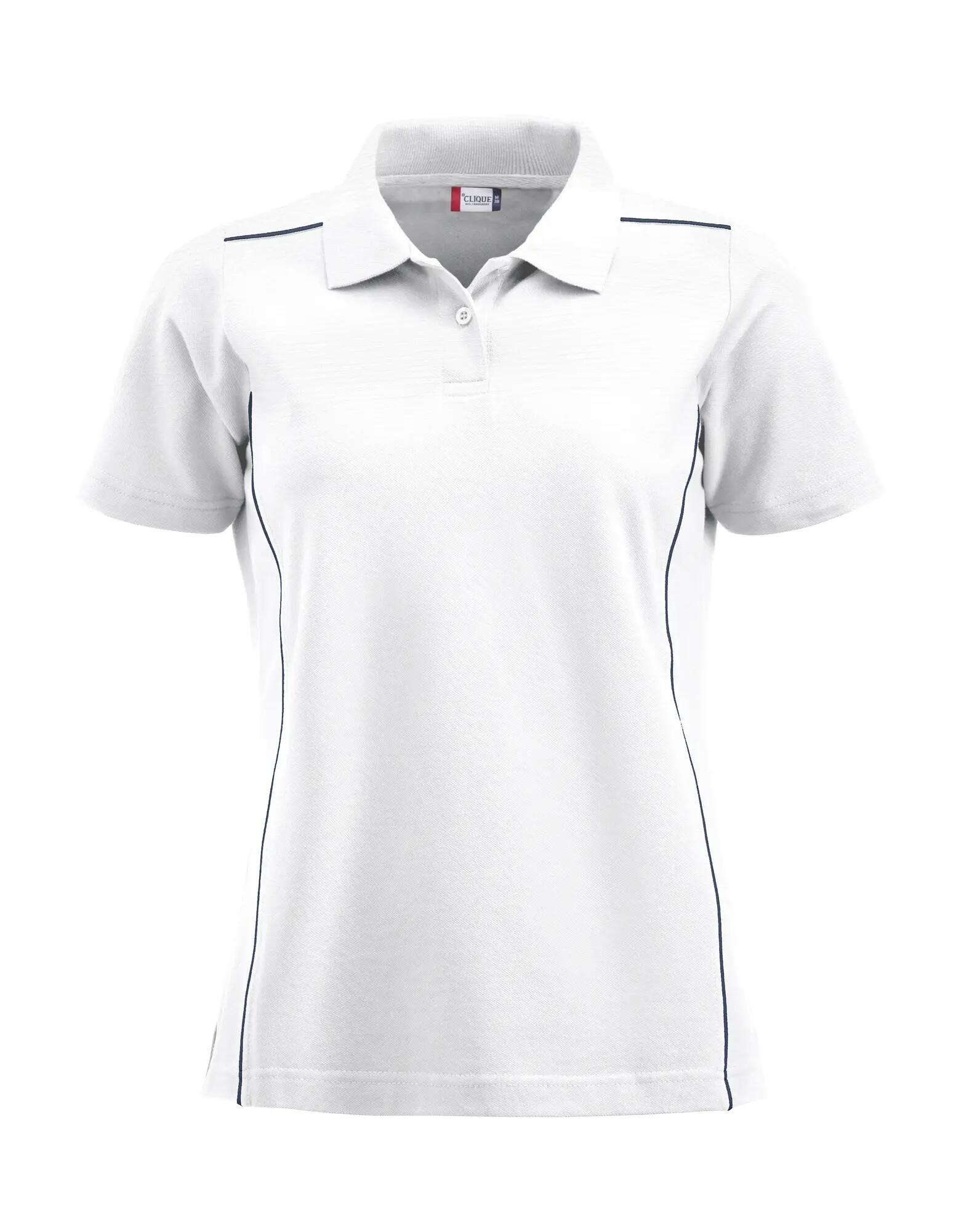 clique Polo New Alpena em algodão branco com piping contrastante – white 1/4