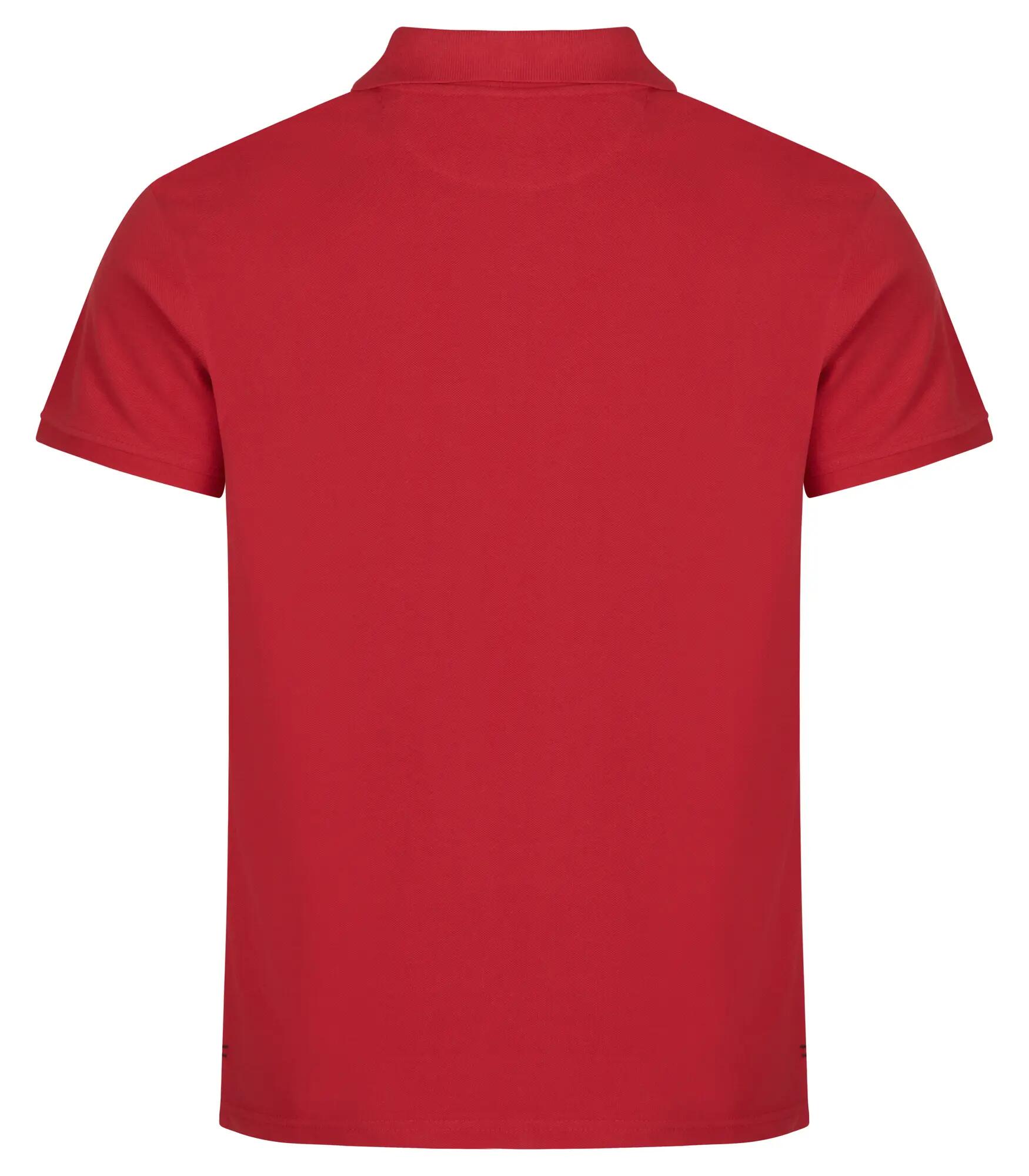 clique Heavy Premium Polo en coton peigné - coupe droite, rouge – red 2/5