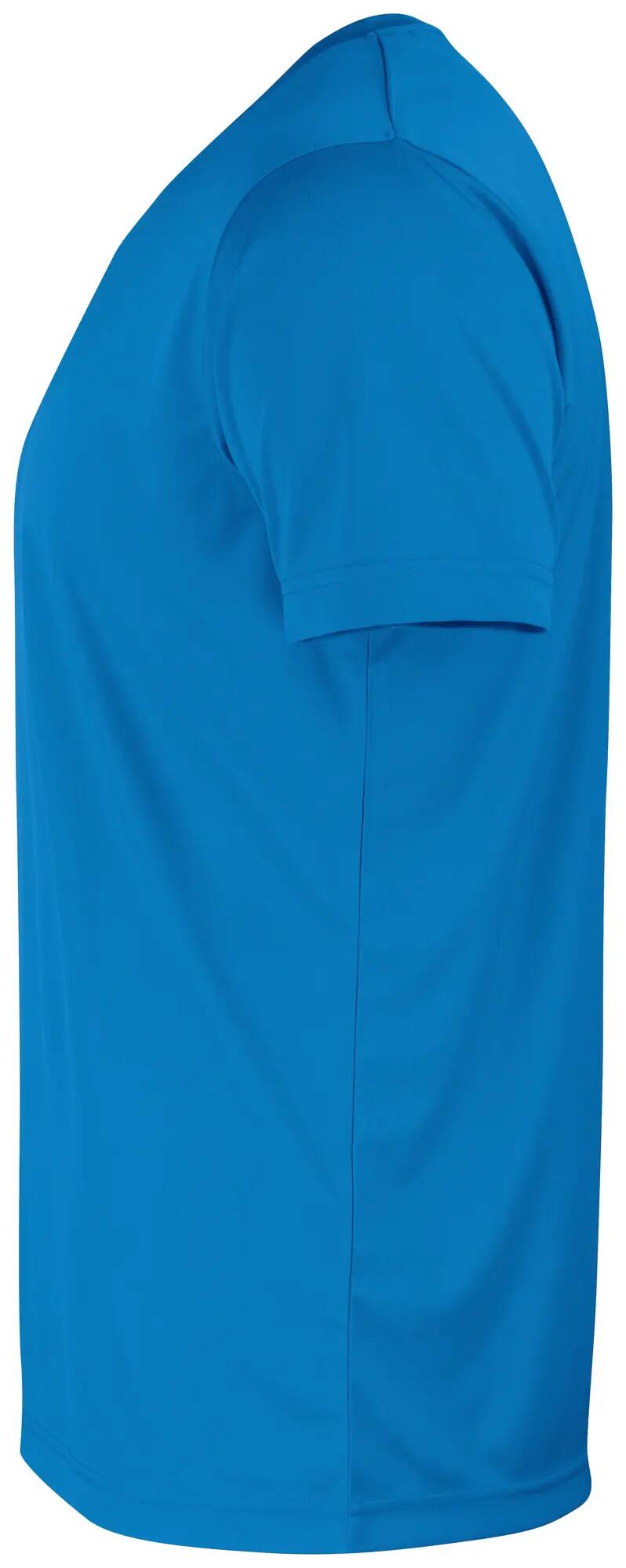 clique Basic Active-T Junior T-shirt 100% poliéster UV/50 – royal blue 3/4