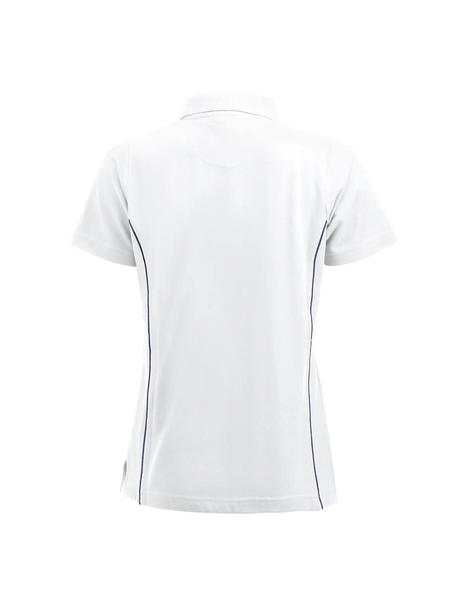 clique Polo New Alpena em algodão branco com piping contrastante – white 2/4