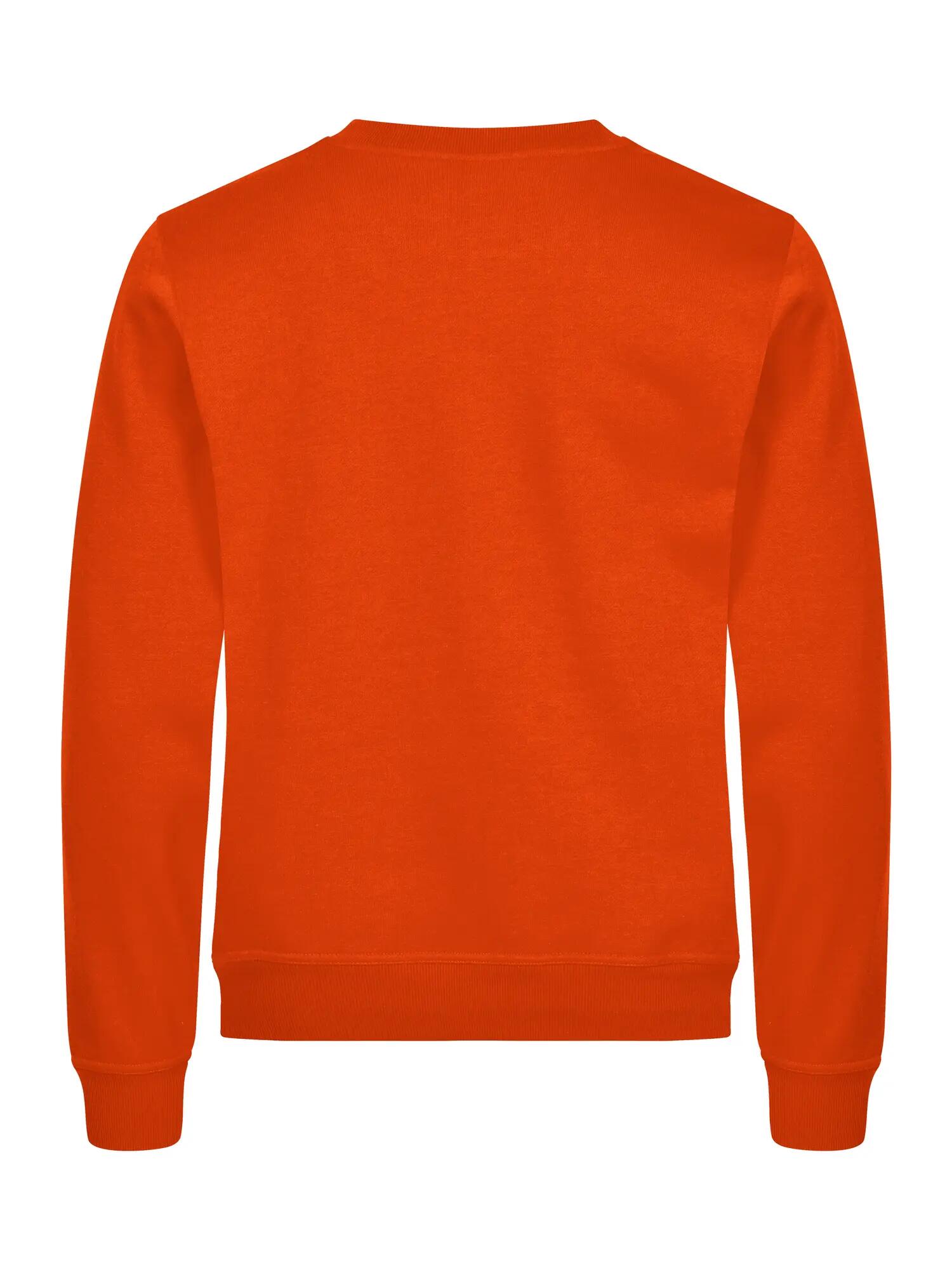 clique Basic Roundneck bluza unisex - blood orange 2/4