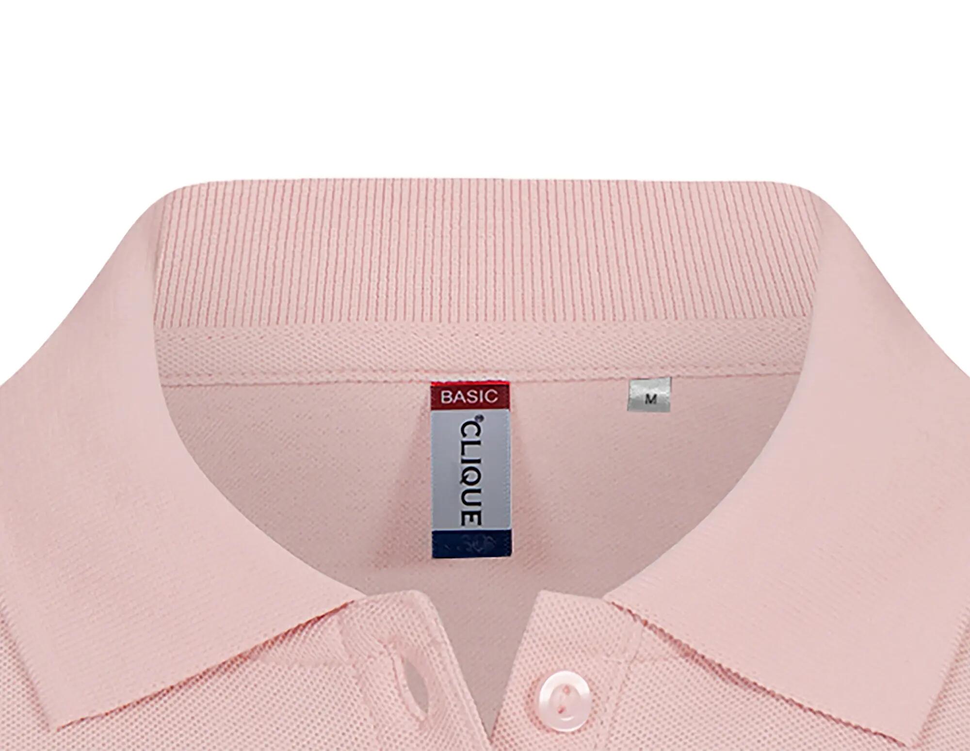 clique Basic Polo Women – 100% bawełna, Candy Pink 2/5