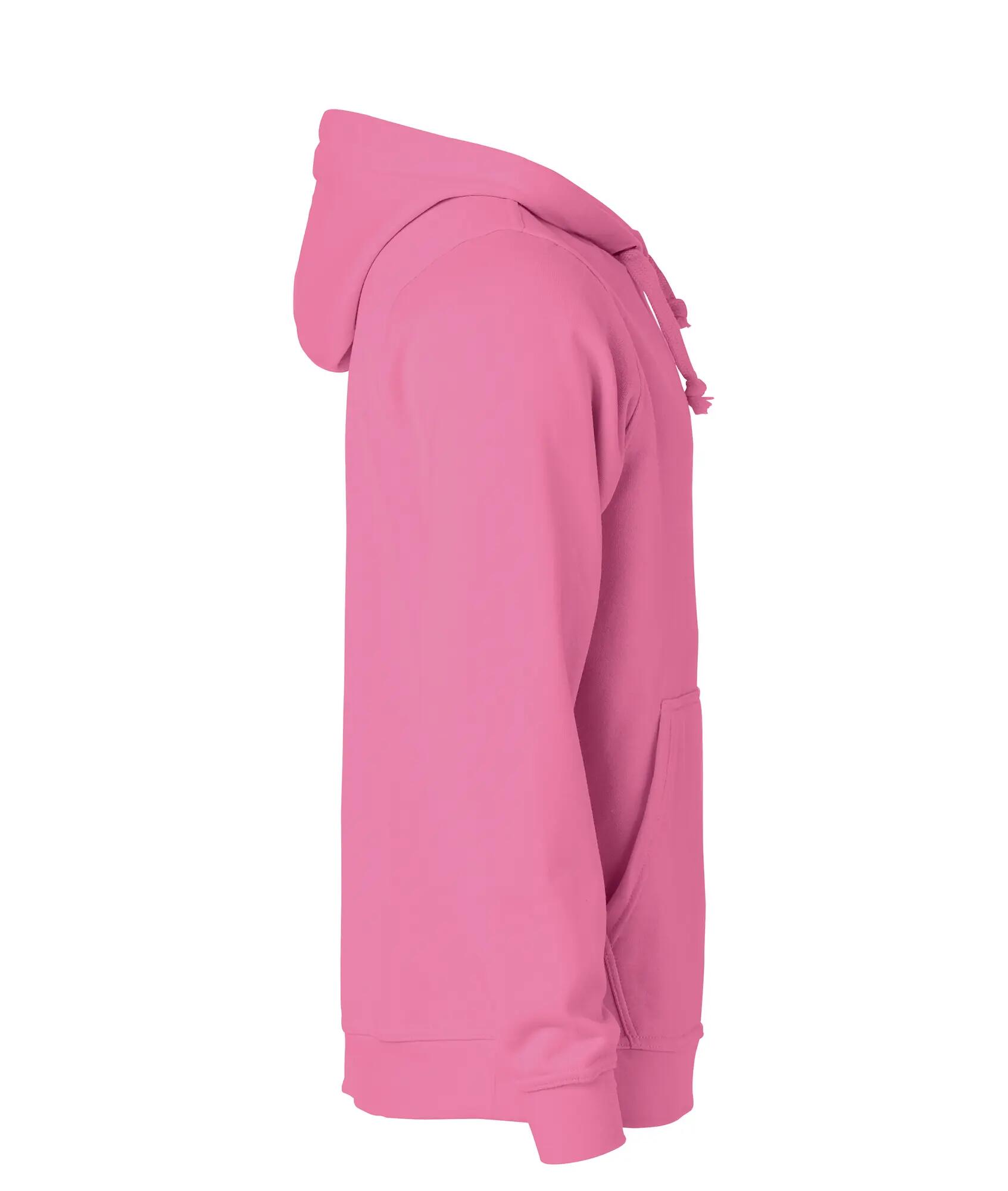 clique Basic Hoody Unisex Kapuzenpullover leuchtpink – bright pink 4/4