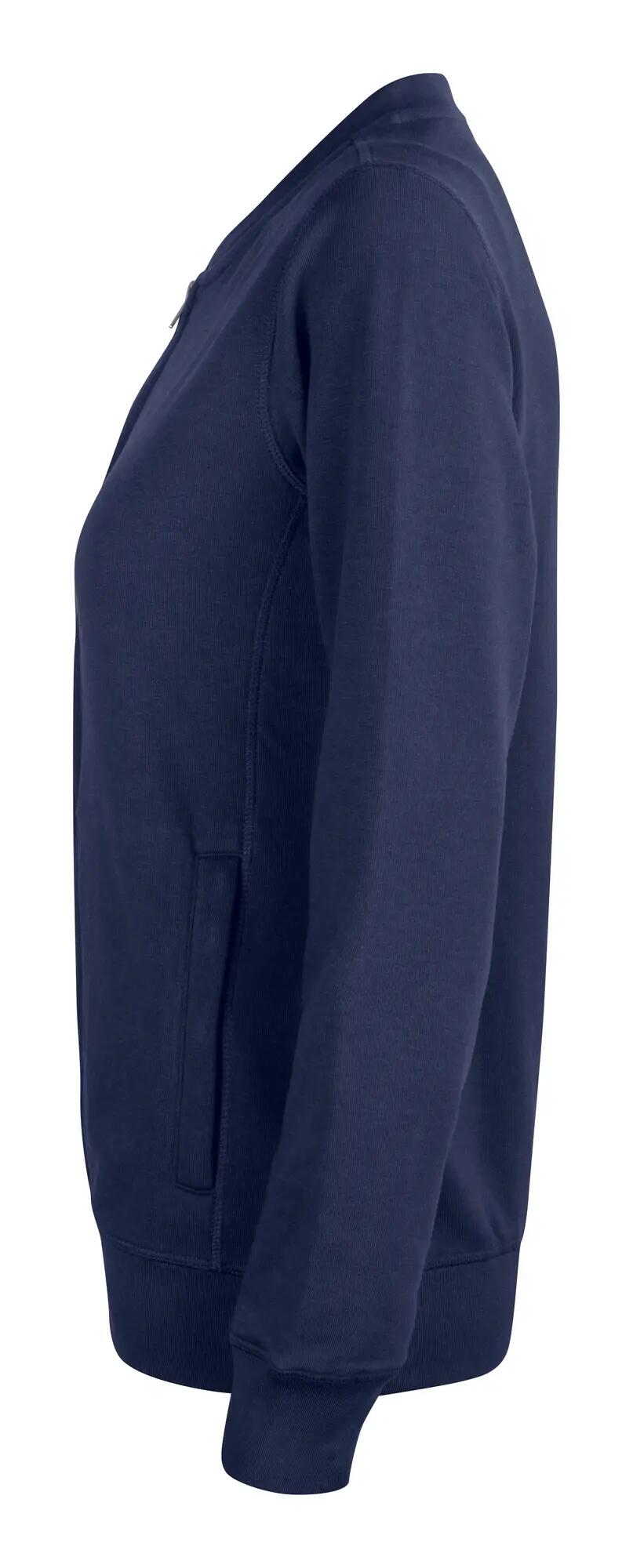 clique Premium OC Cardigan Damen Bio-Baumwolle mit Recycling-Polyester – dark 3/4