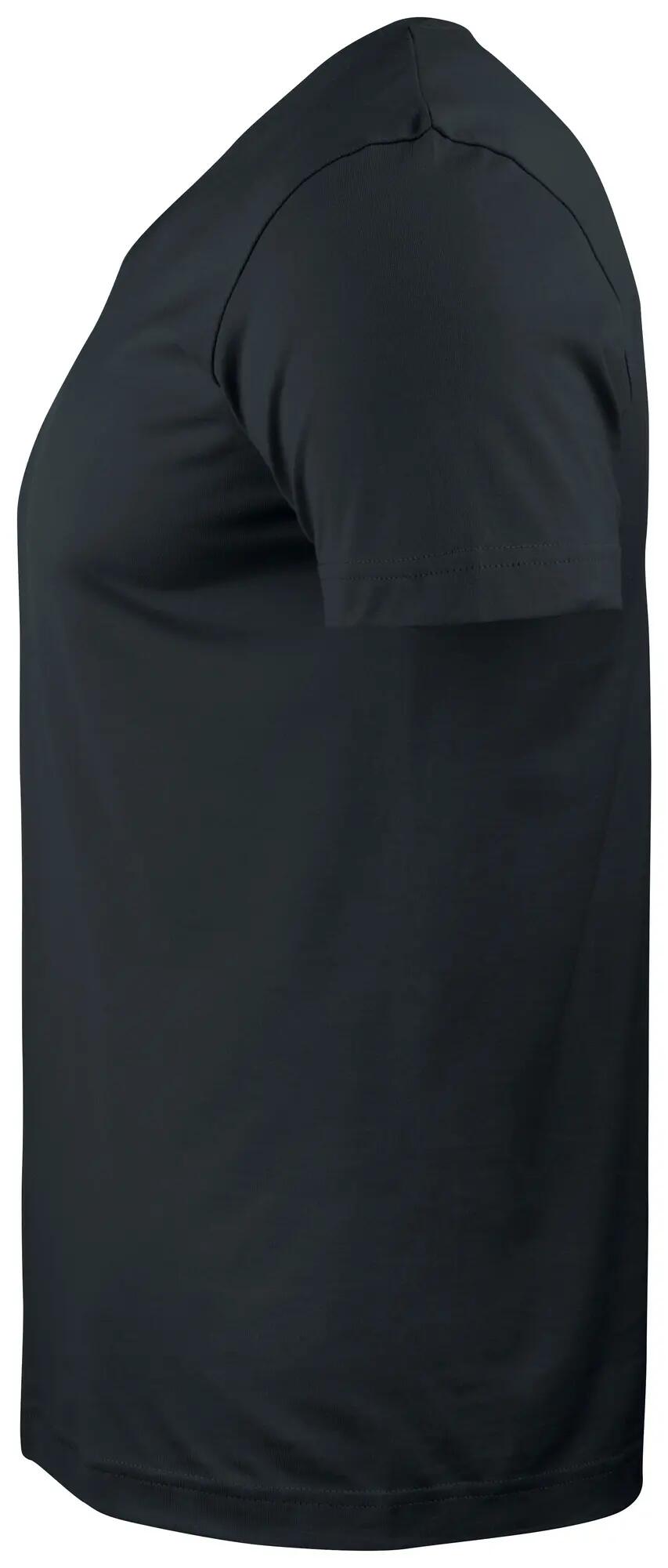 clique Basic-T V-neck – black 3/4