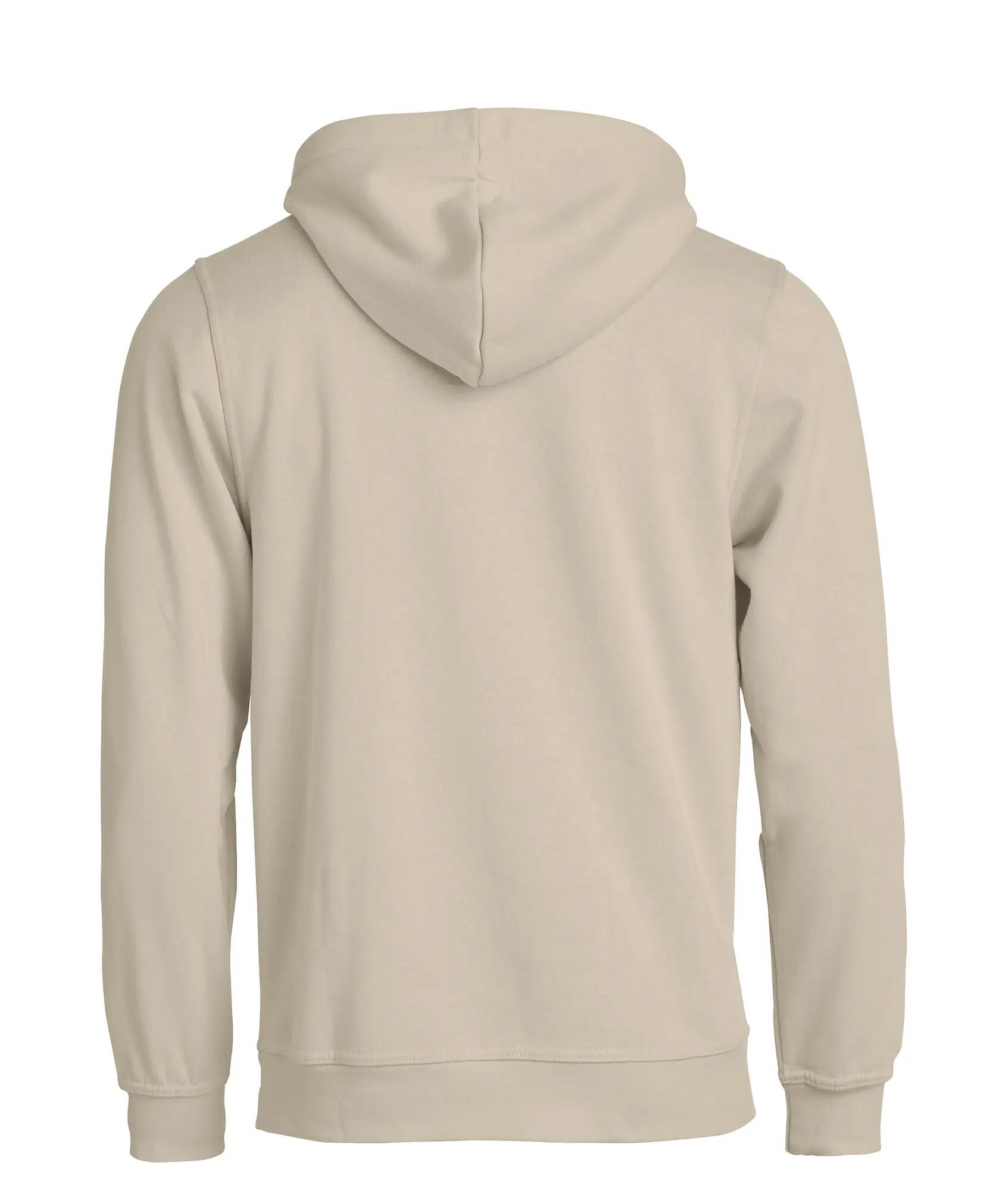 clique Basic Hoody Unisex, 65% Polyester/35% Baumwolle, light khaki 2/4