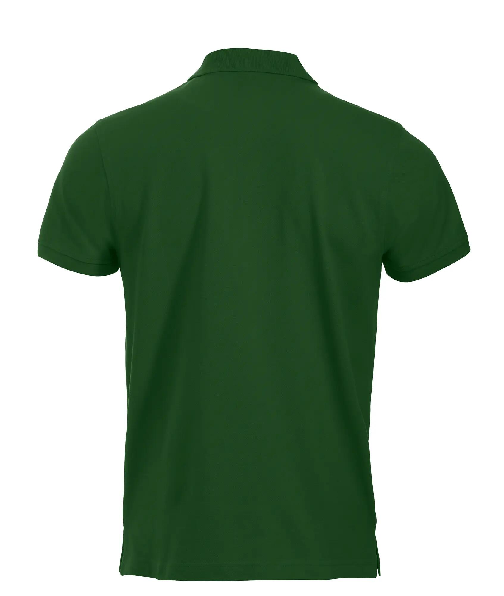 clique Polo Classic Lincoln S/S en coton – coupe modernisée – bottle green 2/4