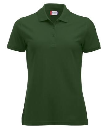clique Polo Manhattan Women w kolorze bottle green – paski dżakardowe, wymienna