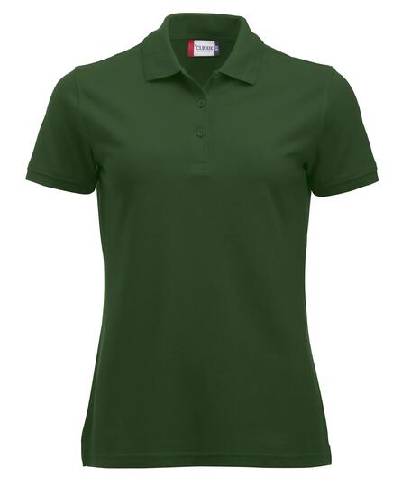 clique Polo Manhattan Women w kolorze bottle green – paski dżakardowe, wymienna