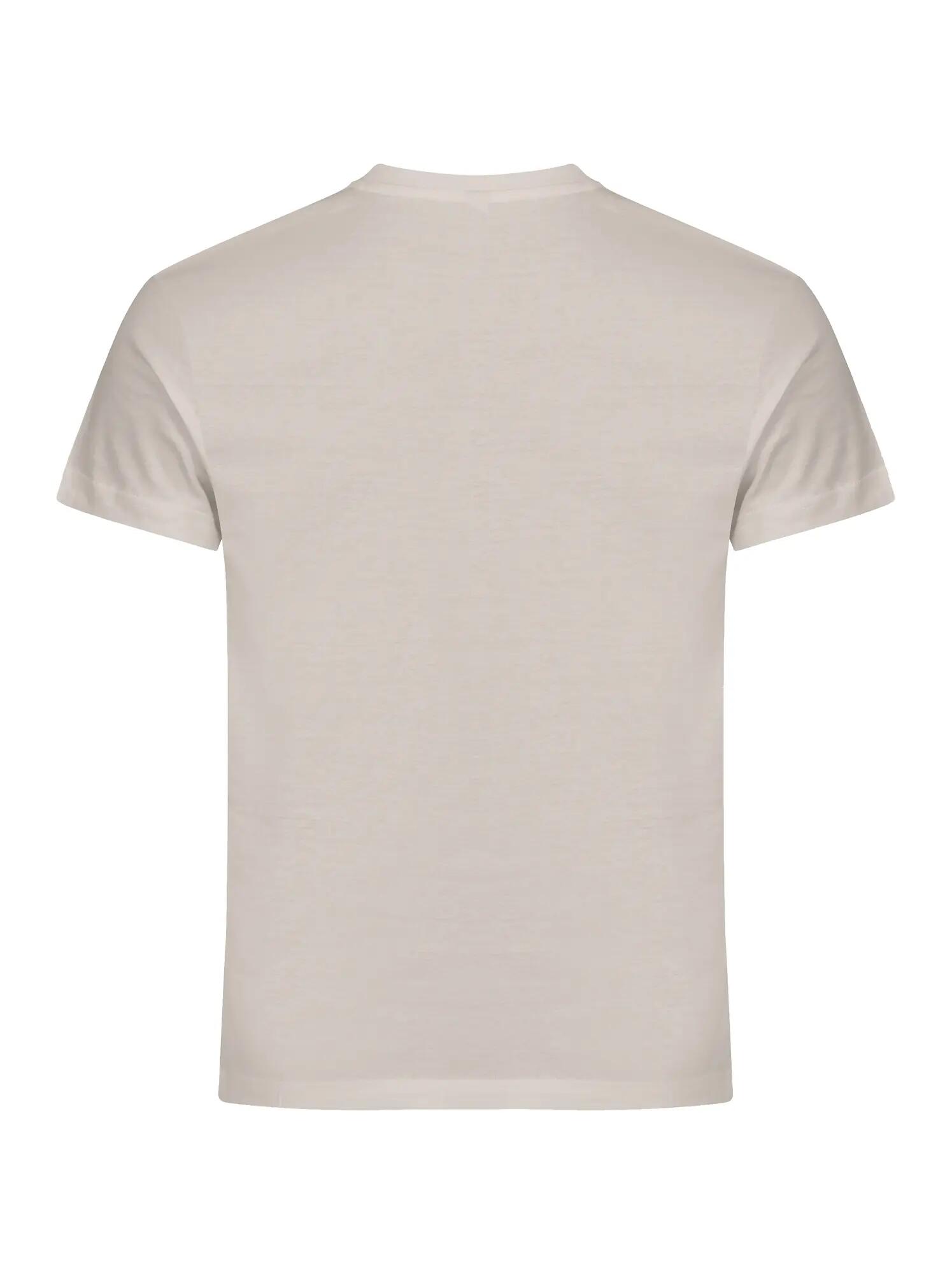 clique Basic-T T-shirt homem corte mais justo algodão Stone 4/5