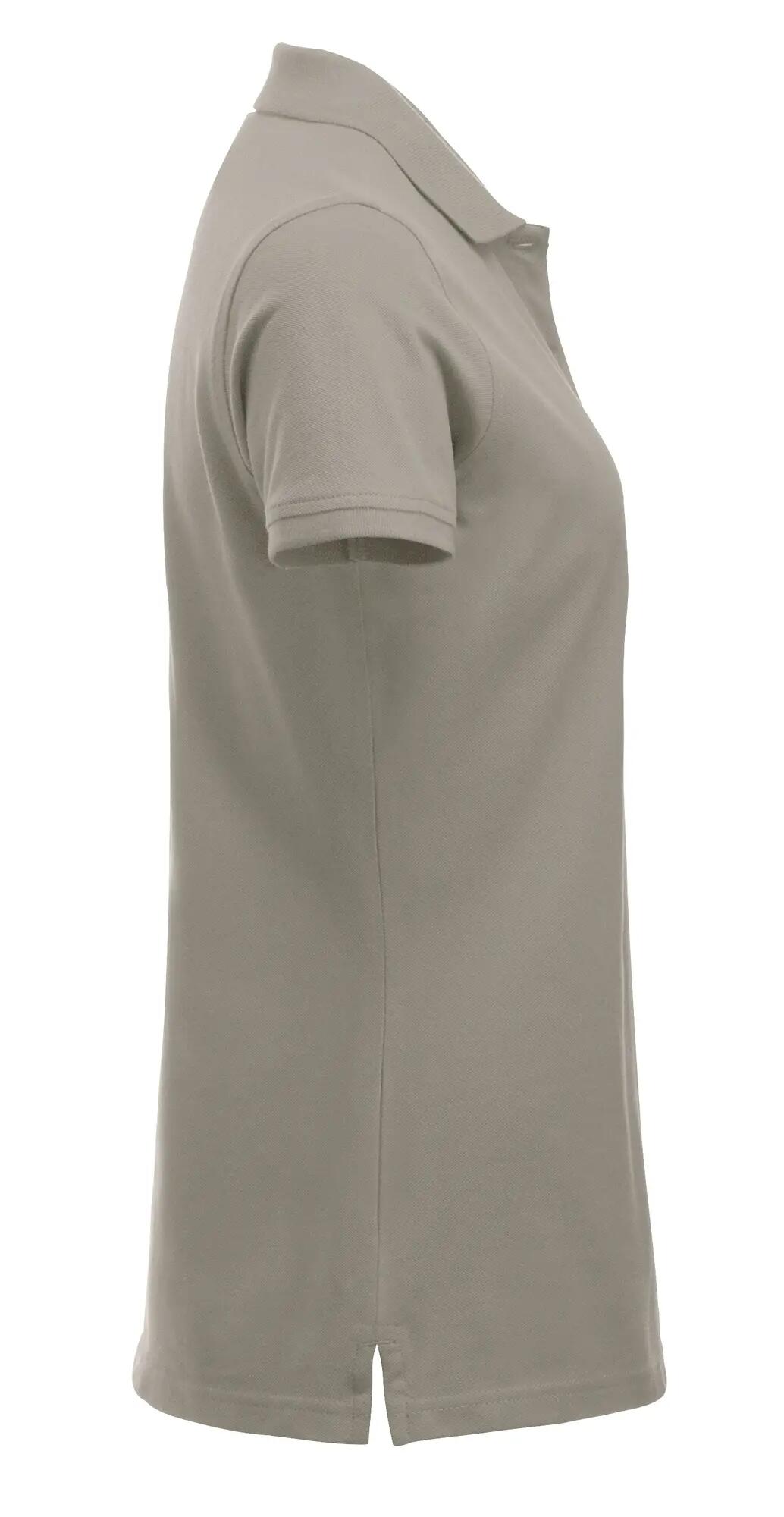clique Classic Marion S/S Polo mulher – corte moderno, 100% algodão – silver 4/4