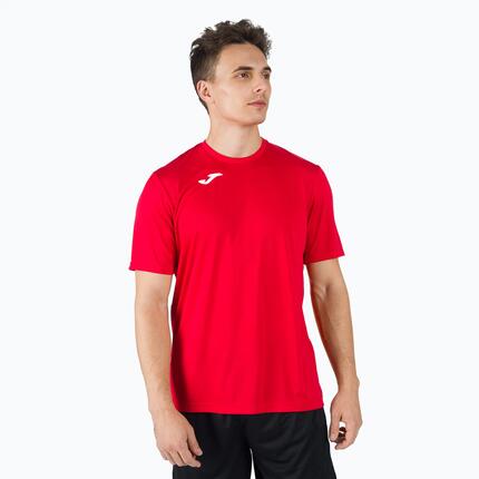 Maillot Manches Courtes Football Homme Joma Combi Rouge