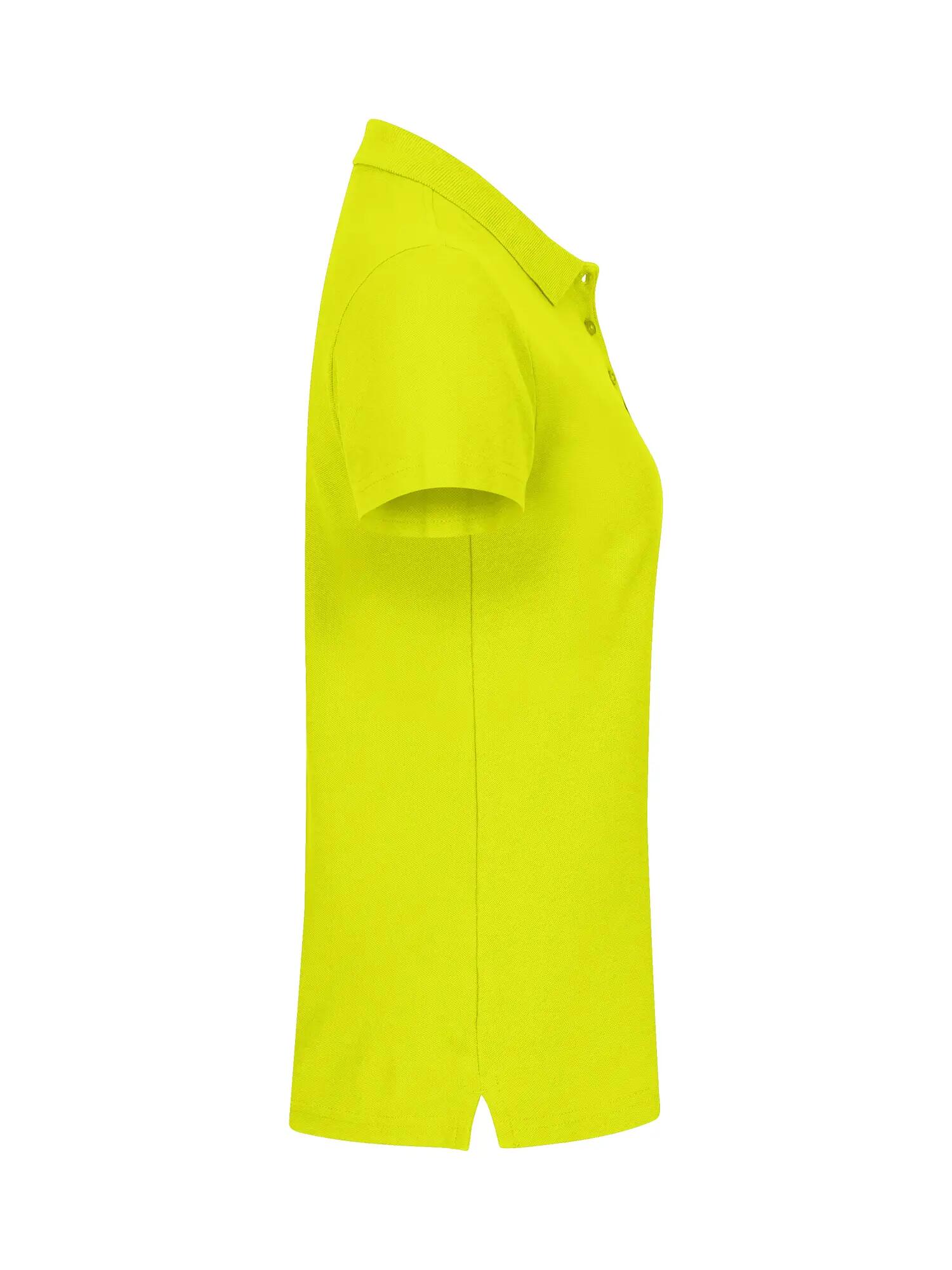 clique Basic Polo Women aus Baumwolle — sichtbares Grün, feminine Passform – 3/5