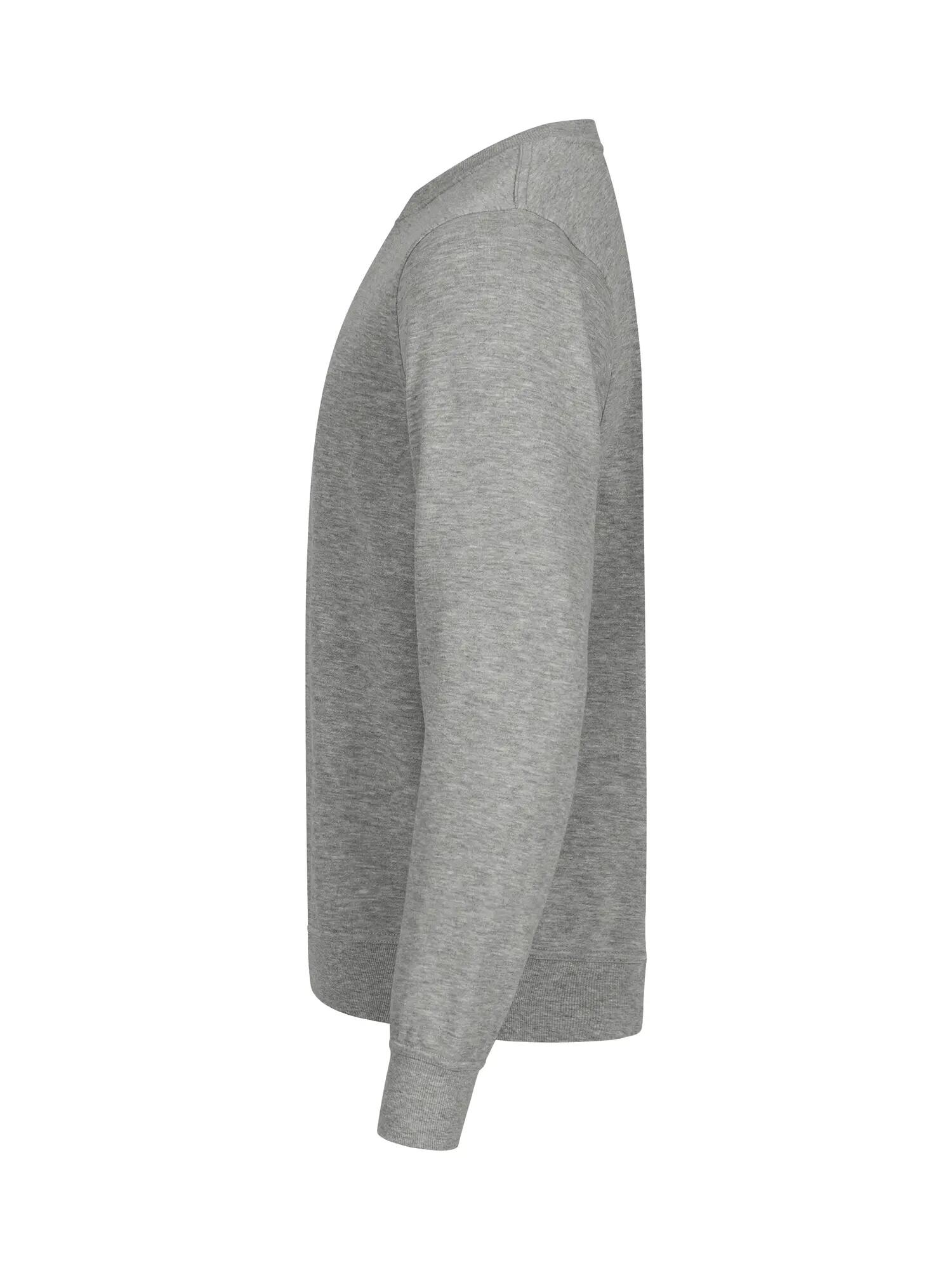 clique Basic Roundneck sweatshirt unissexo cinza mesclado – grey melange 2/4