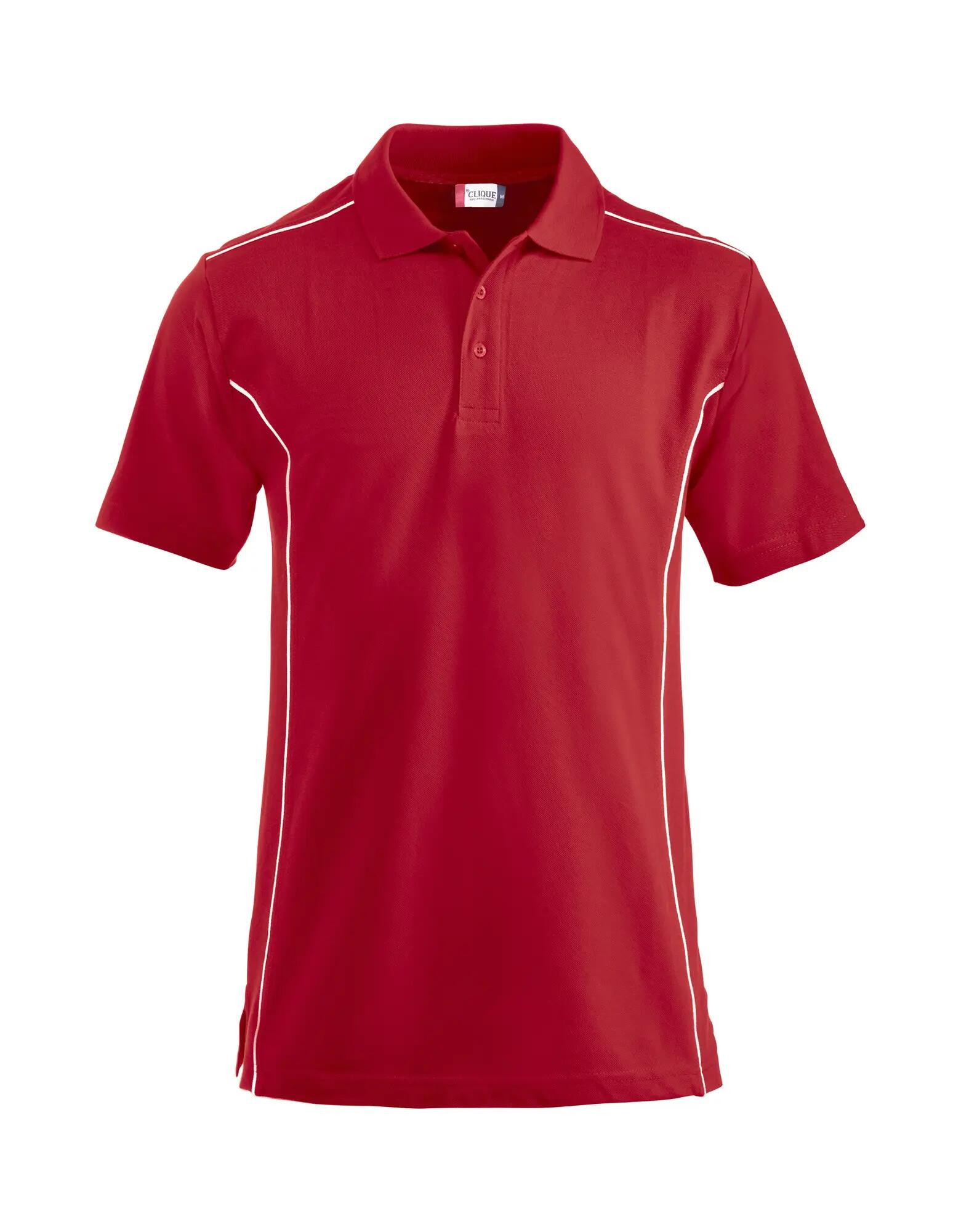 clique Polo New Conway Rot 100% Baumwolle – red 1/5