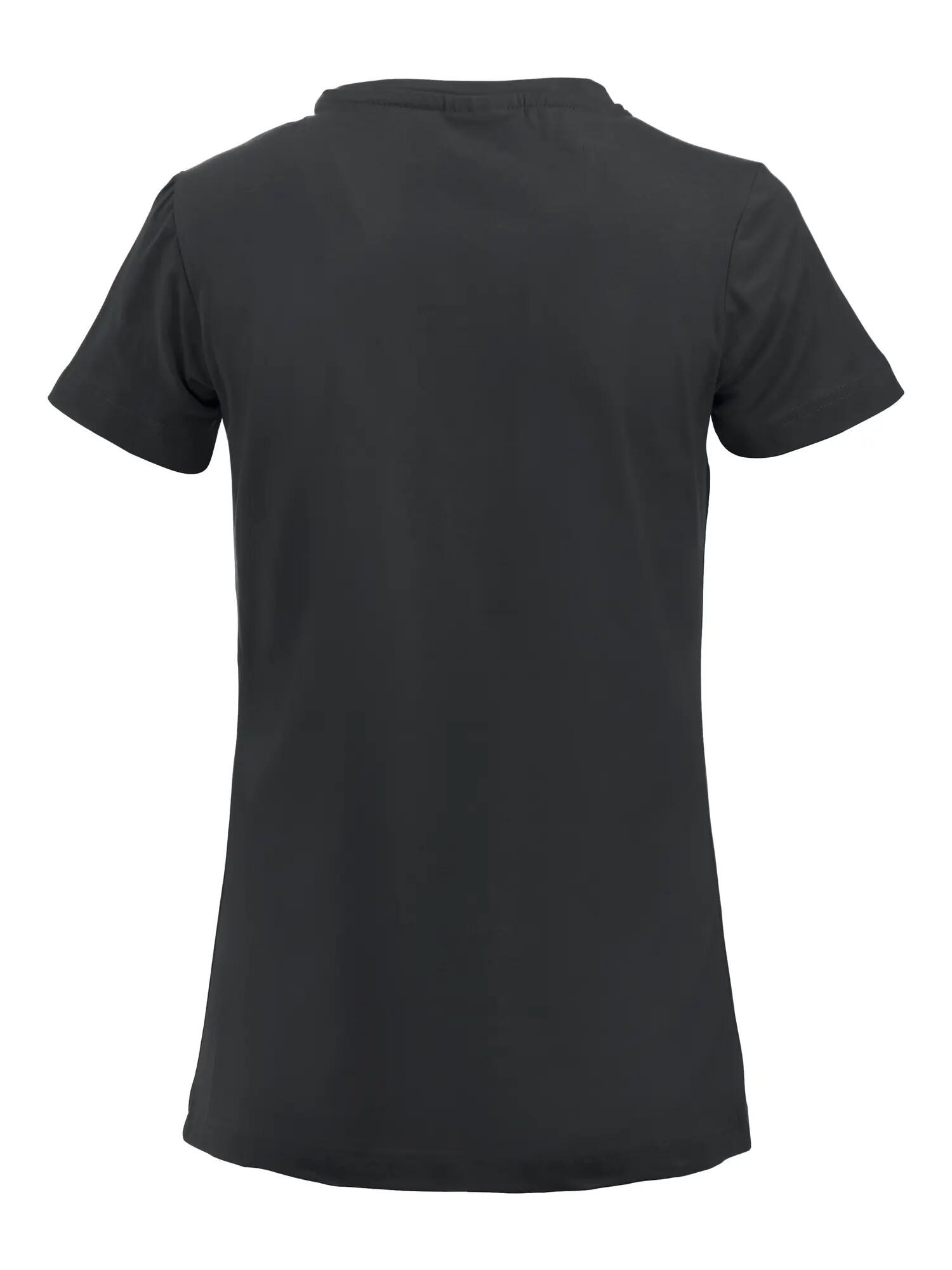 clique Carolina S/S — Dames top ronde hals met stretch – black 2/4