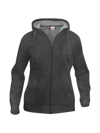 clique Basic Hoody Full Zip Women – veste zippée en molleton anthracite –