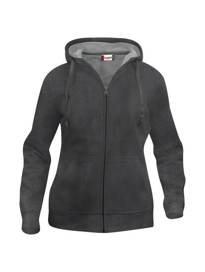 clique Basic Hoody Full Zip Women – veste zippée en molleton anthracite –