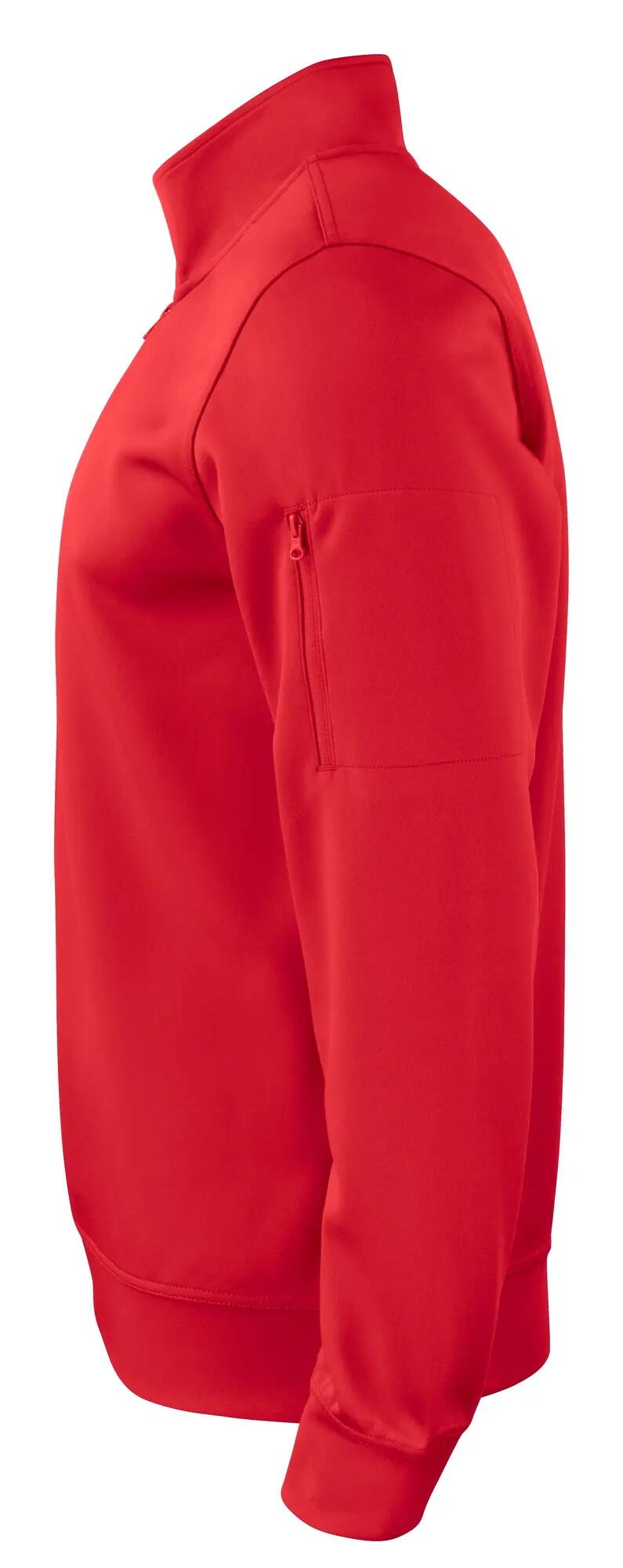 clique Basic Active Half Zip – Red 3/4