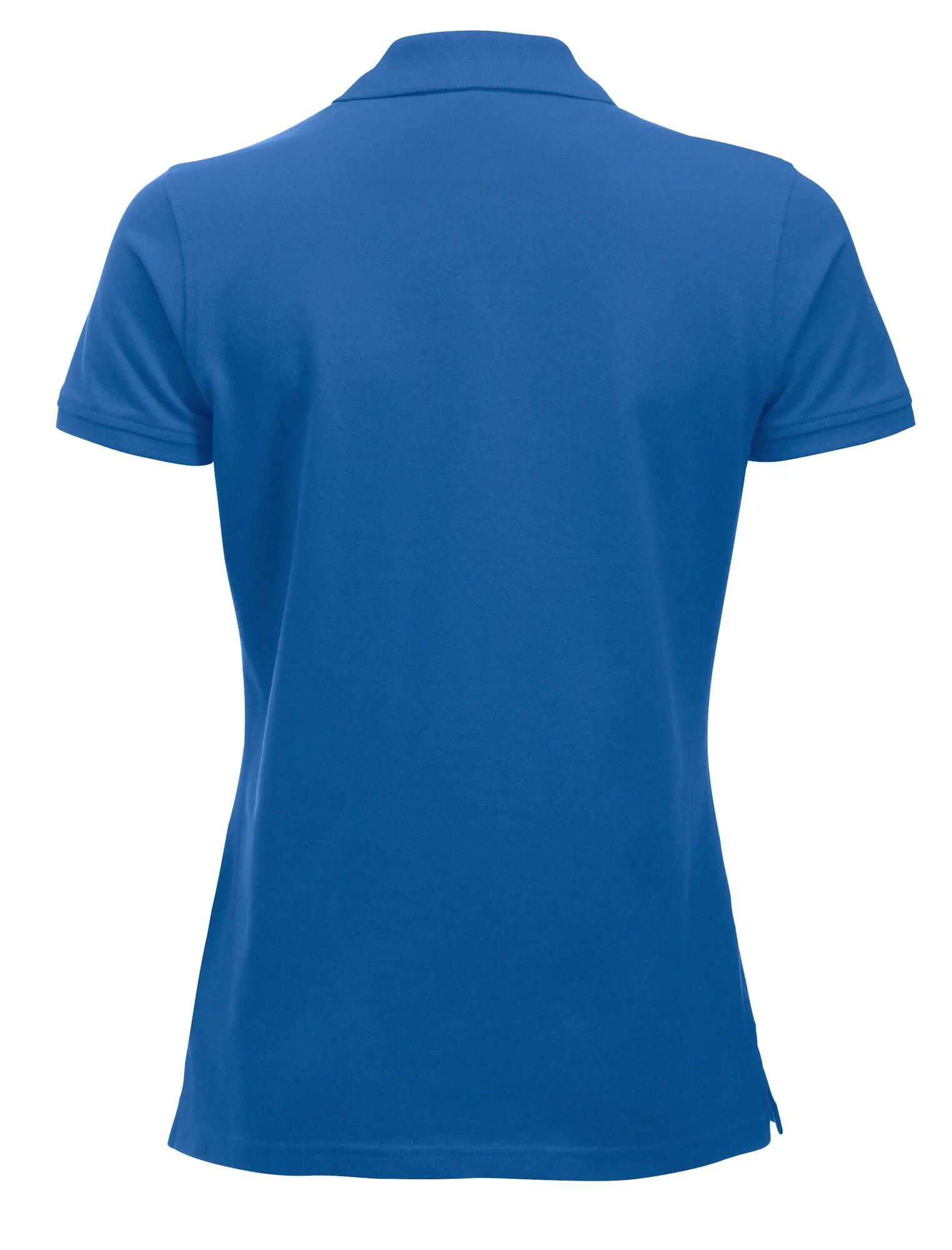 clique Classic Marion S/S polo mulher em algodão, corte moderno – royal blue 2/4