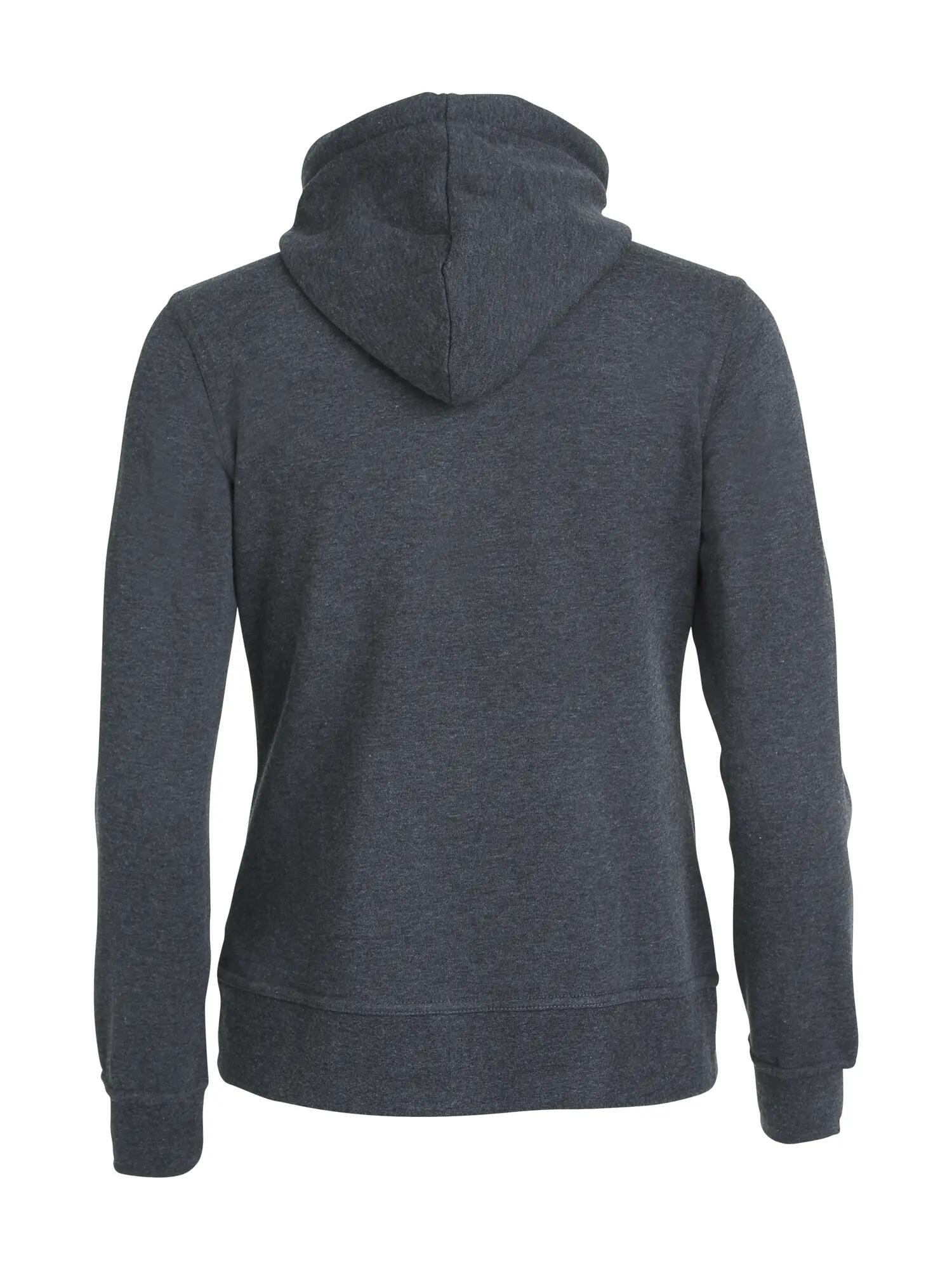 clique Basic Hoody Full Zip Women – Sweat com capuz anthracite melange 2/4