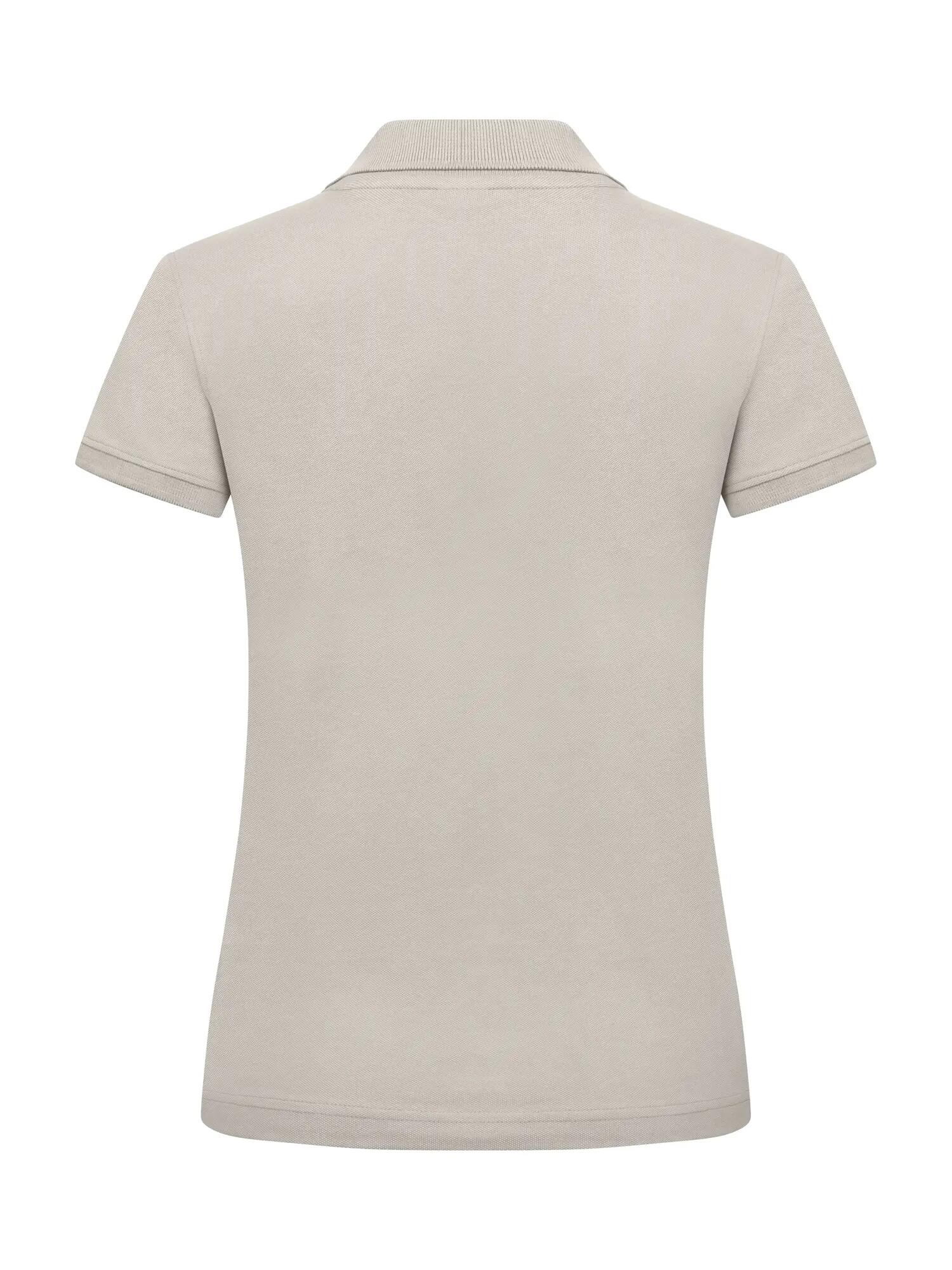 clique Classic Marion S/S polo mulher – corte moderno, cor Stone 3/4