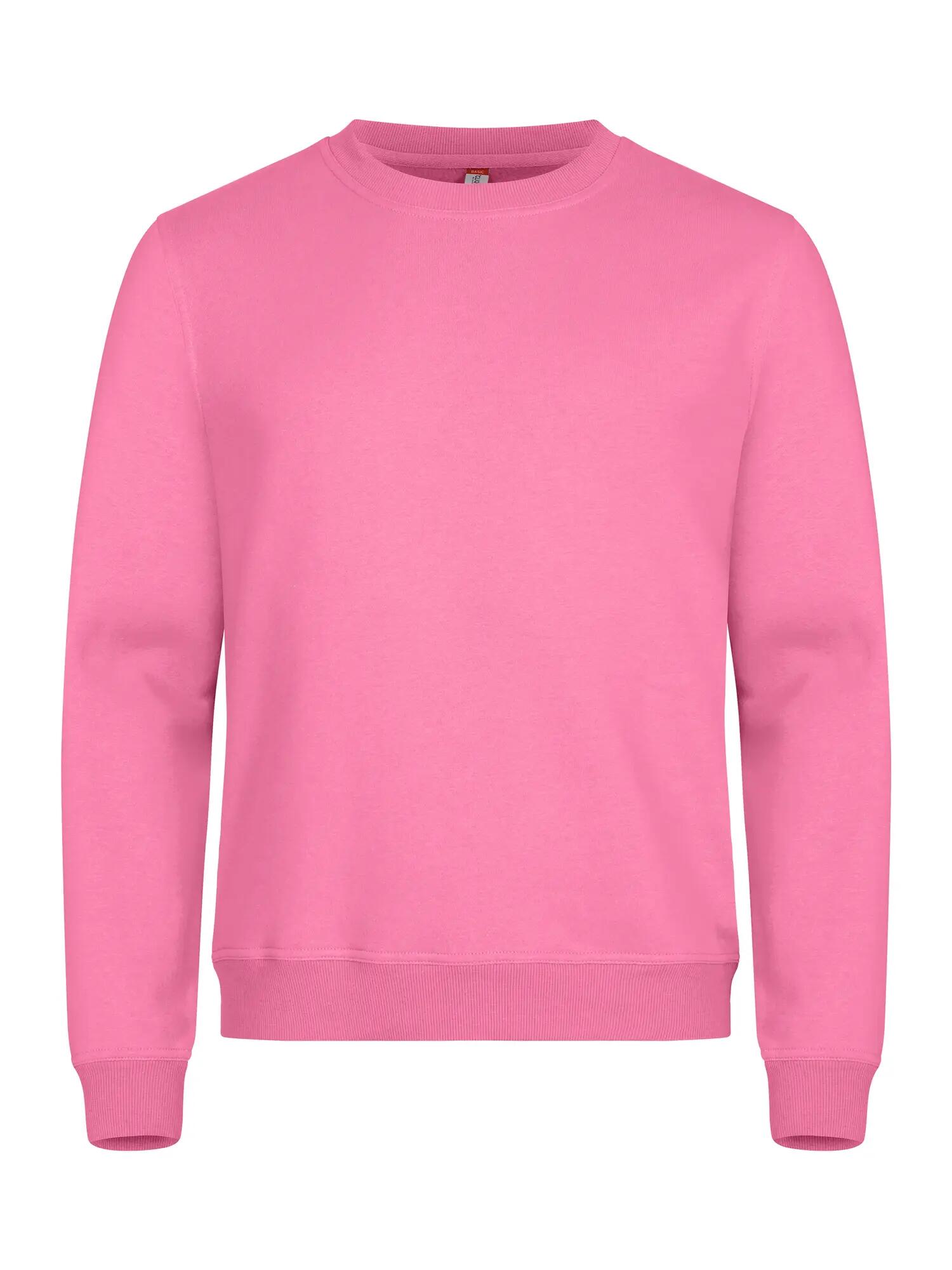 clique Basic Roundneck unissexo — sweat de decote redondo, tecido anti-pilling 1/4