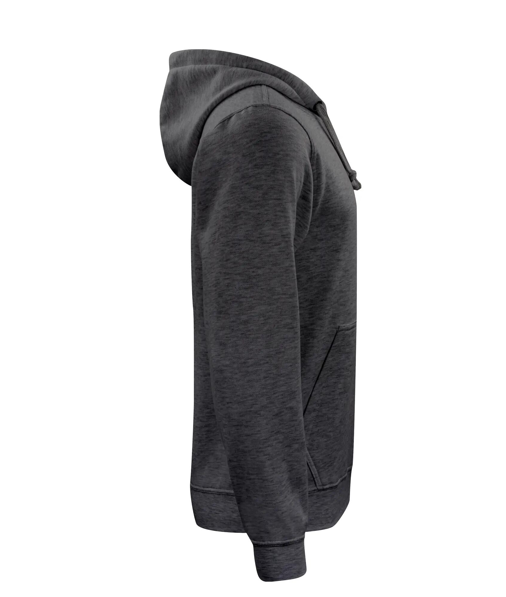 clique Basic Hoody sweat com capuz unisexo Anthracite Melange 4/4