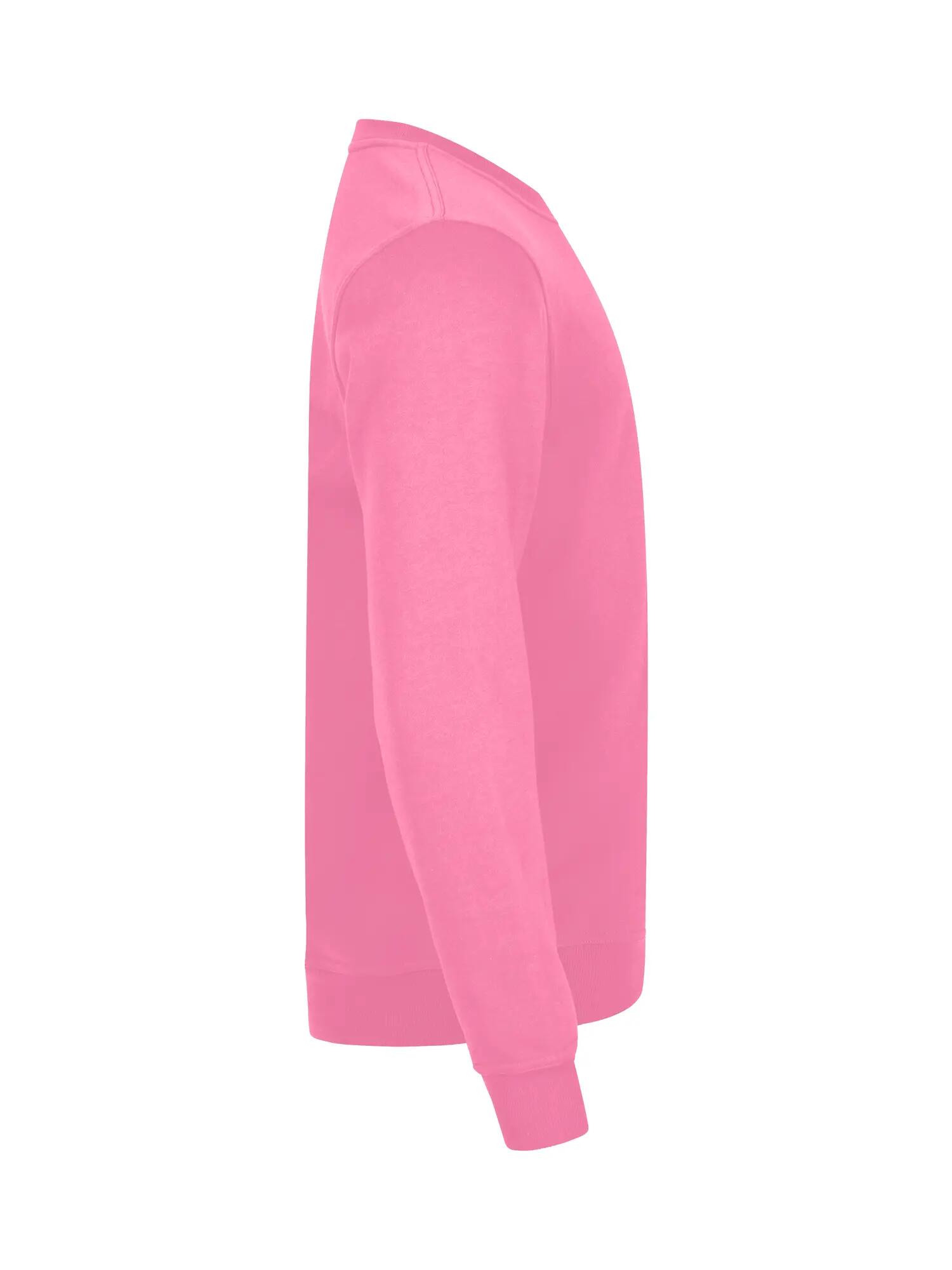 clique Miami Roundneck - Unisex Sweat aus Baumwollmischung – Bright Pink 3/4