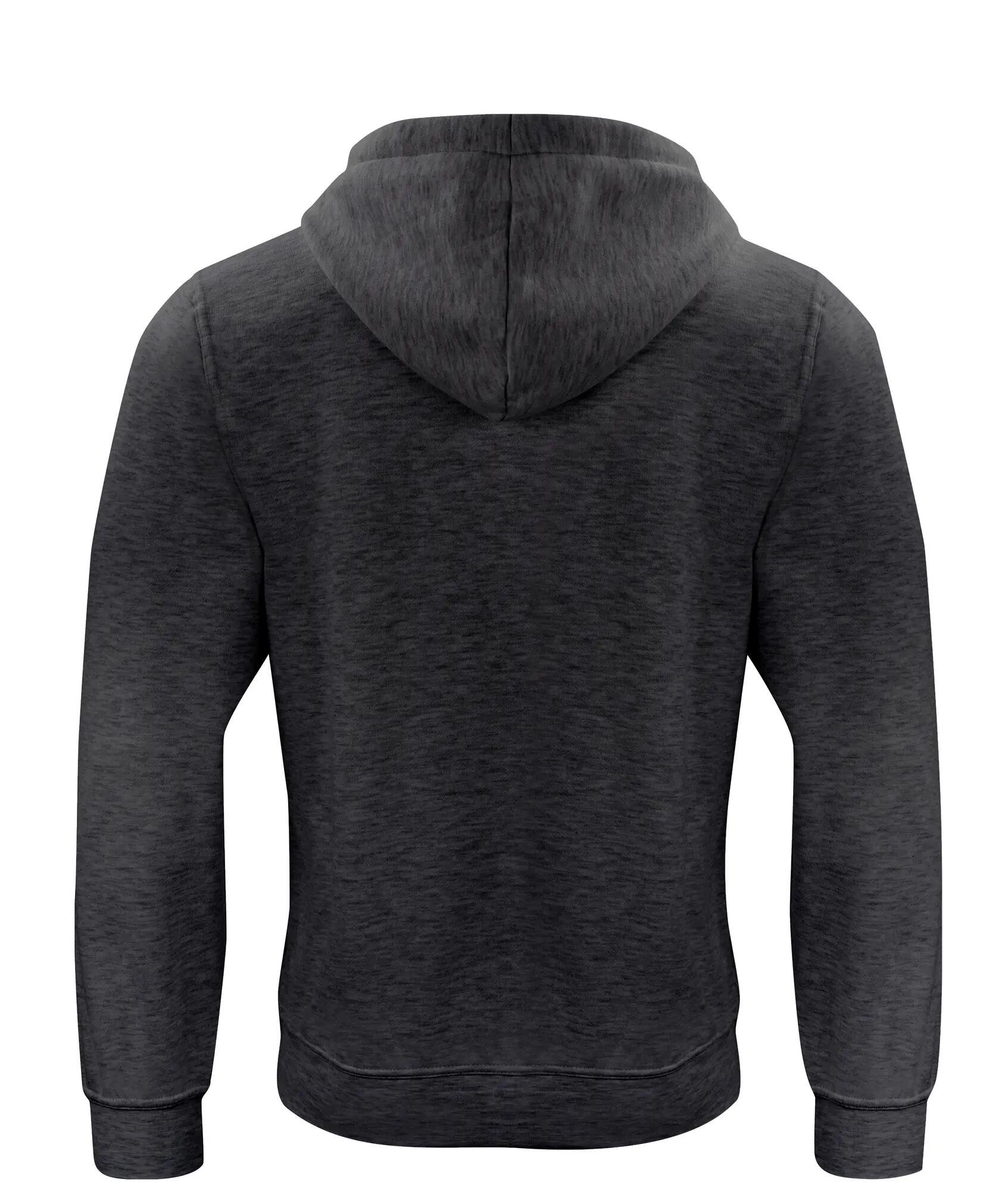 clique Basic Hoody sweat com capuz unisexo Anthracite Melange 2/4