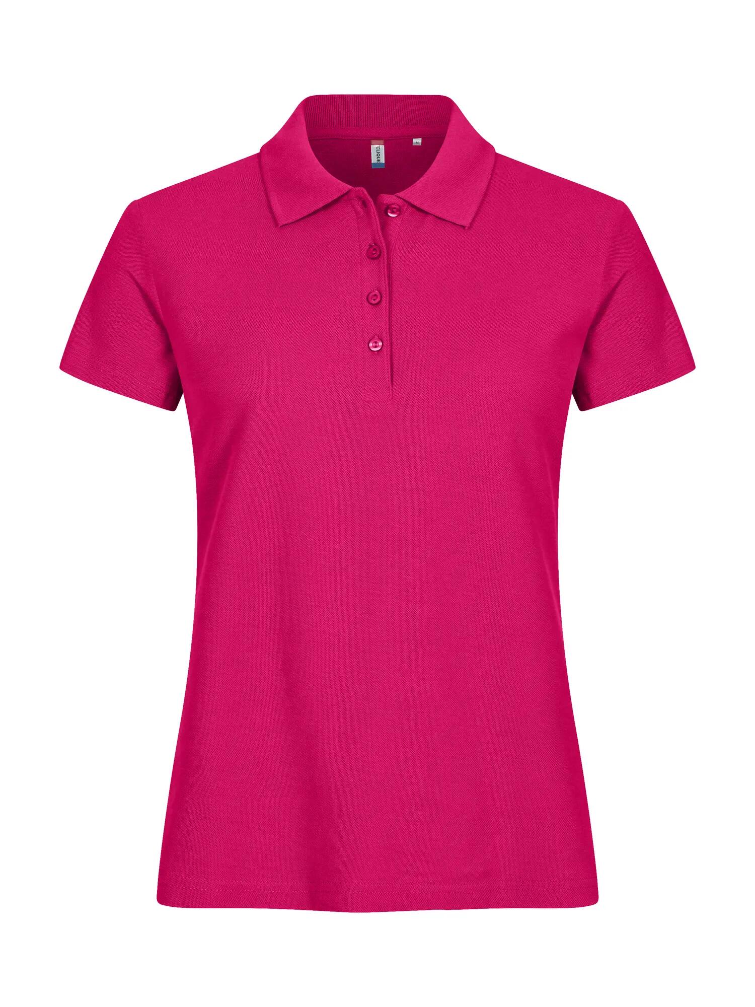 clique Basic Polo Women em algodão — corte feminino, botões tom sobre tom – 1/5