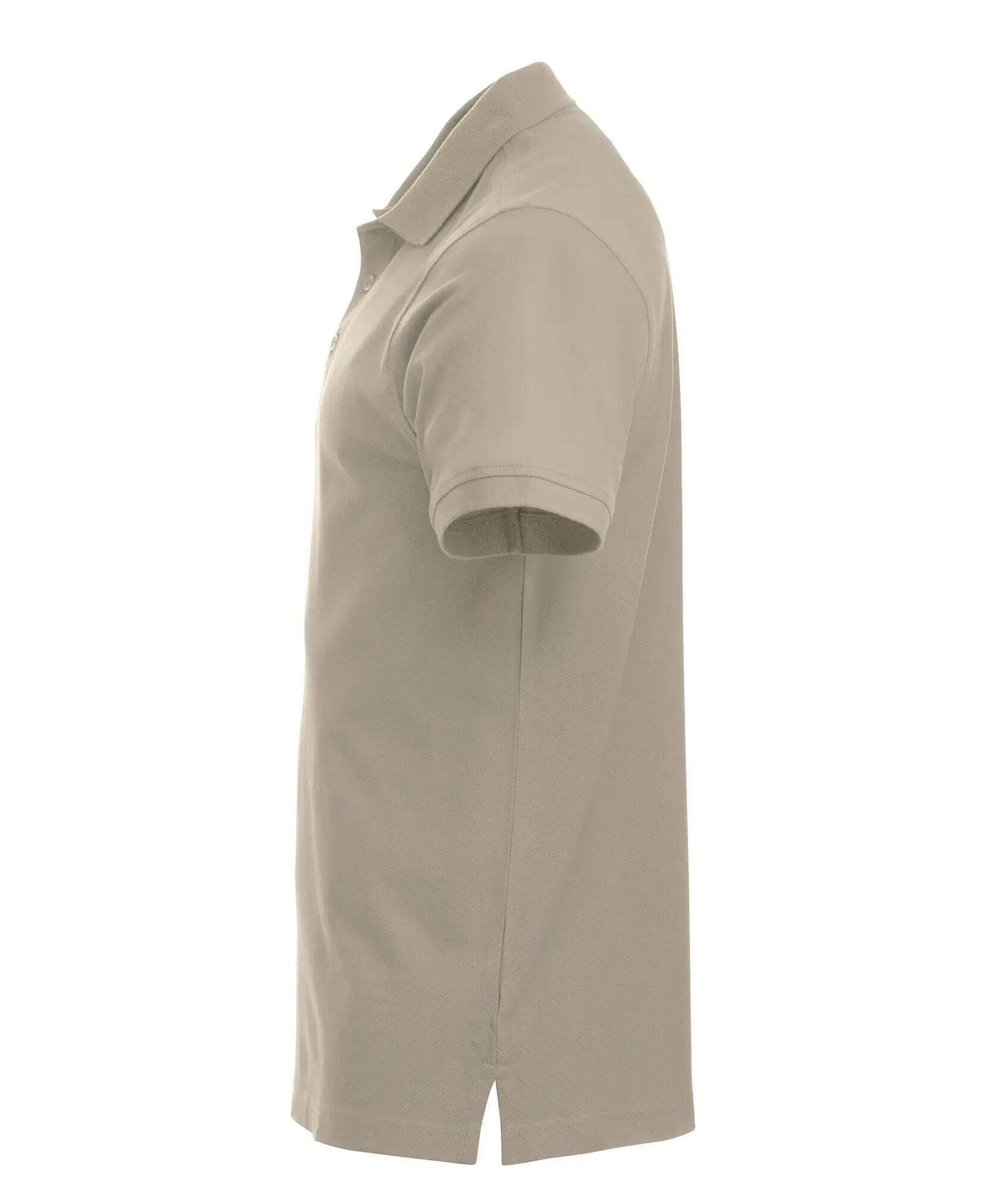 clique Classic Lincoln S/S polo uomo vestibilità moderna – light khaki 3/4