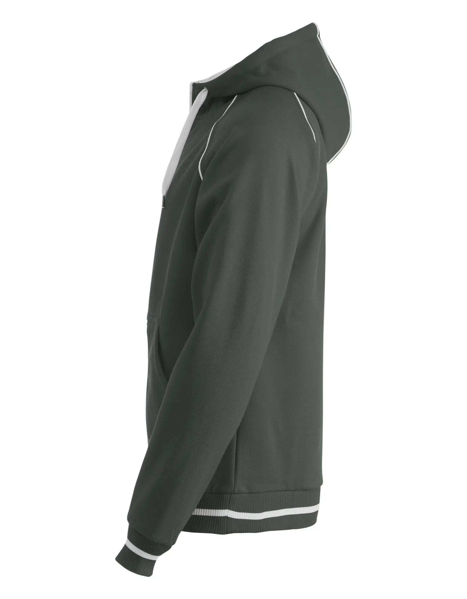 clique Gerry - Sweat com capuz unissexo, interior escovado – pistol 3/4