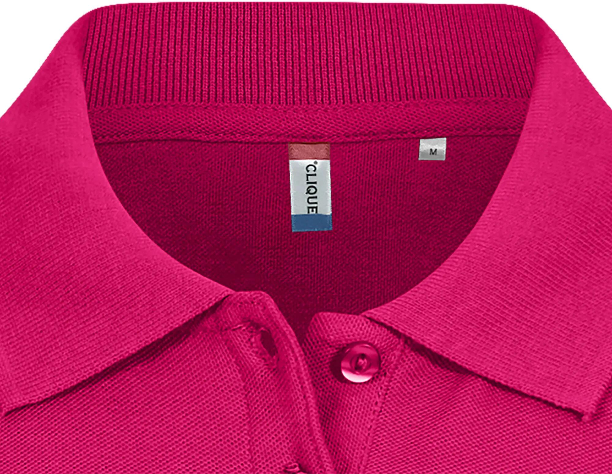 clique Basic Polo Women em algodão — corte feminino, botões tom sobre tom – 2/5
