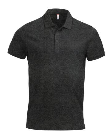 clique Classic Lincoln S/S polo homme anthracite melange 3XL