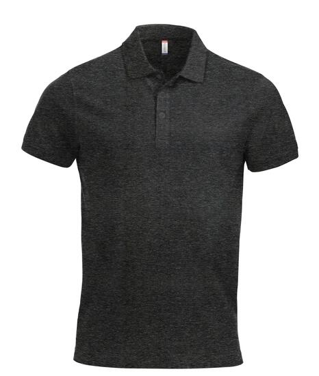 clique Classic Lincoln S/S polo homme anthracite melange 3XL