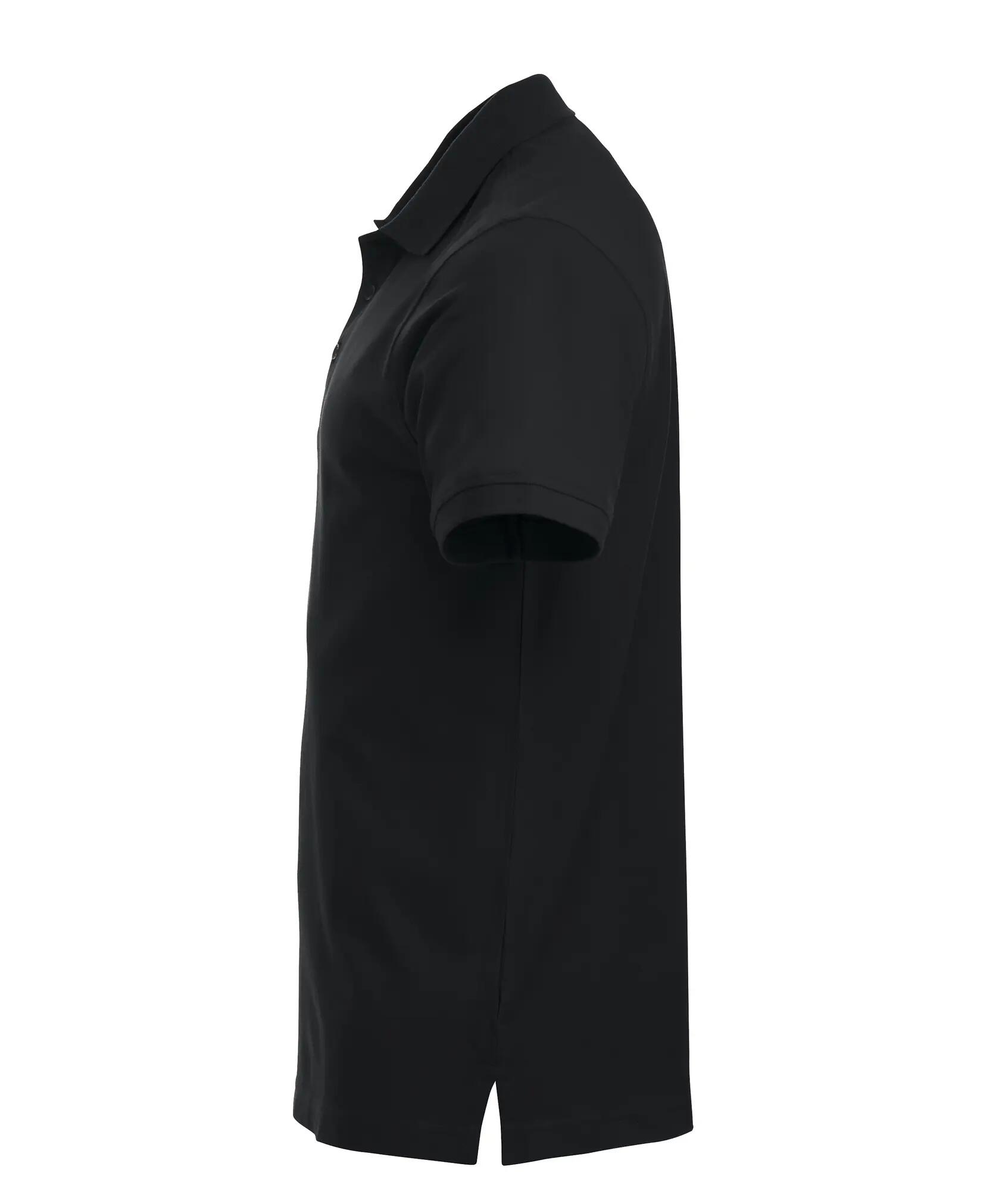 clique Classic Lincoln S/S polo en coton, coupe modernisée – black 3/4
