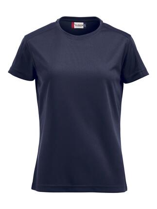 clique Ice-T Women T-Shirt aus atmungsaktivem Polyester – dark Marineblau