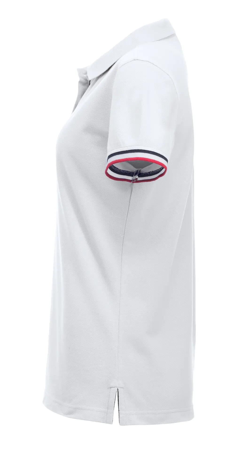 clique Polo Newton Women algodão penteado 100% - branco – white 3/4