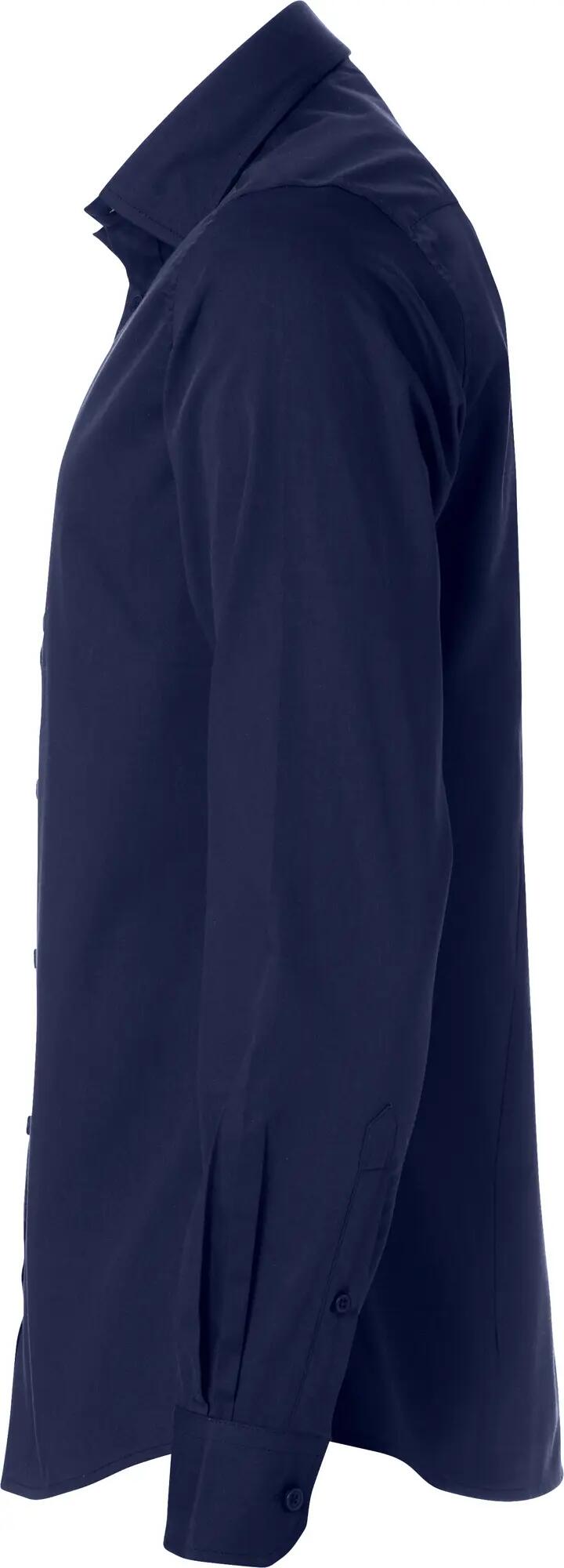 clique Clark Langarm-Hemd 100% Baumwolle - Regular Fit - dark Marineblau 2/4