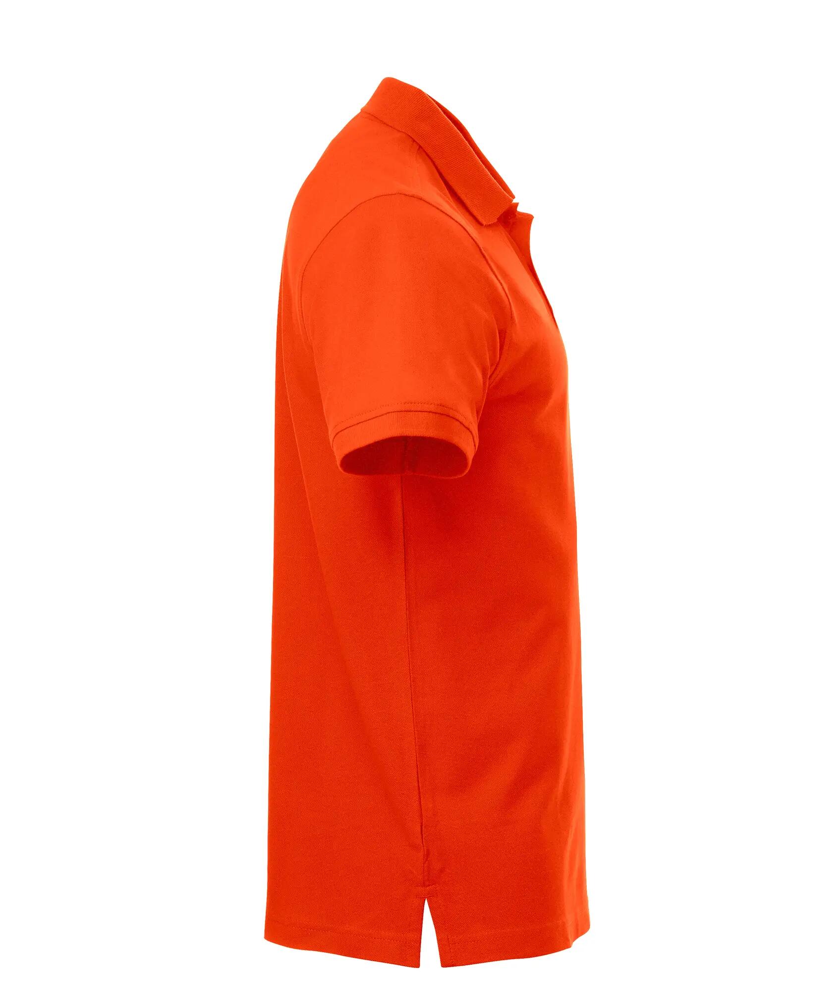 clique Classic Lincoln S/S polo homem modern fit – blood orange 4/4