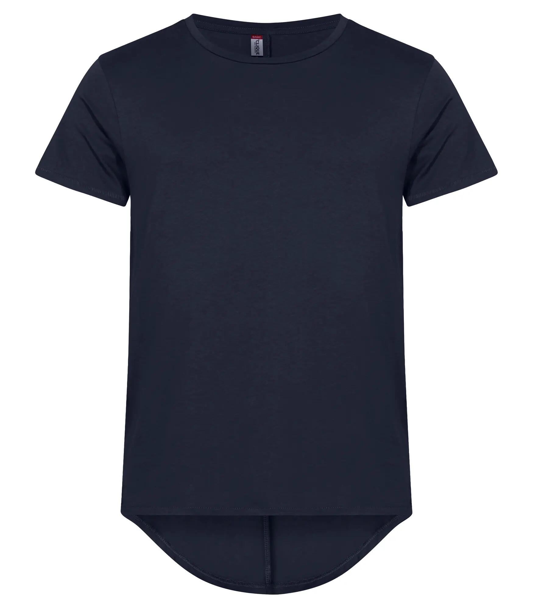 clique T-shirt homem Brooklyn 100% algodão, corte mais longo – Dark Navy 1/4