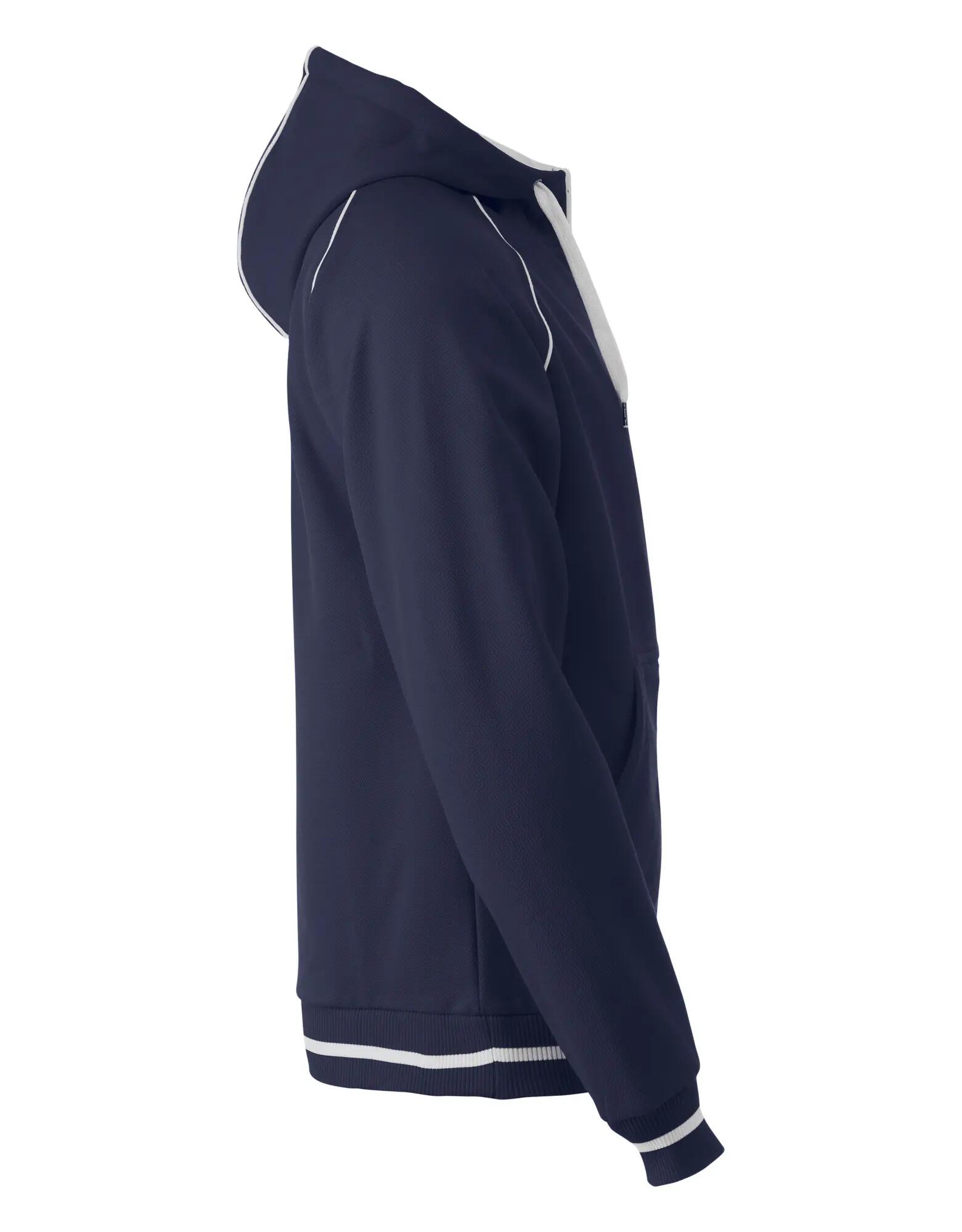 clique Gerry Hoodie Strukturstrick, dunkelblau – dark Marineblau 4/4