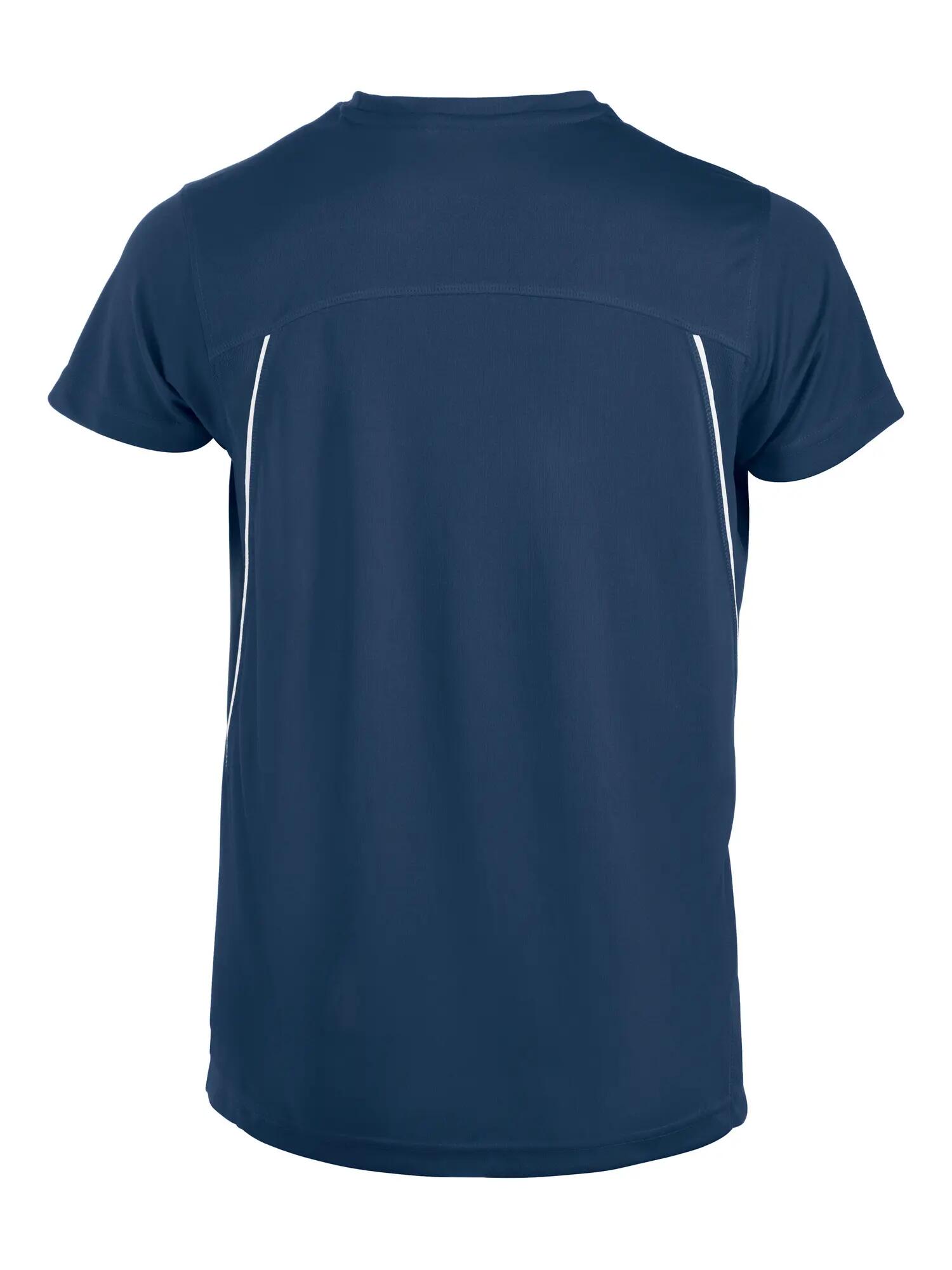 clique Ice Sport-T t‑shirt em poliéster unissexo com UV/20 – Navy/White 2/4